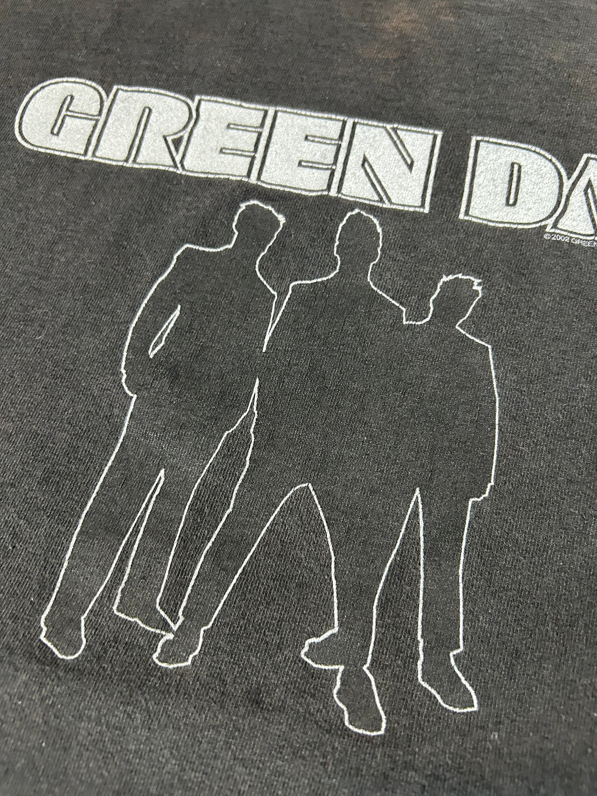 Vintage 2002 Green Day Pop Disaster Tour Band Punk Music Tee Large 21.75x27.75 Inches Faded As Is
