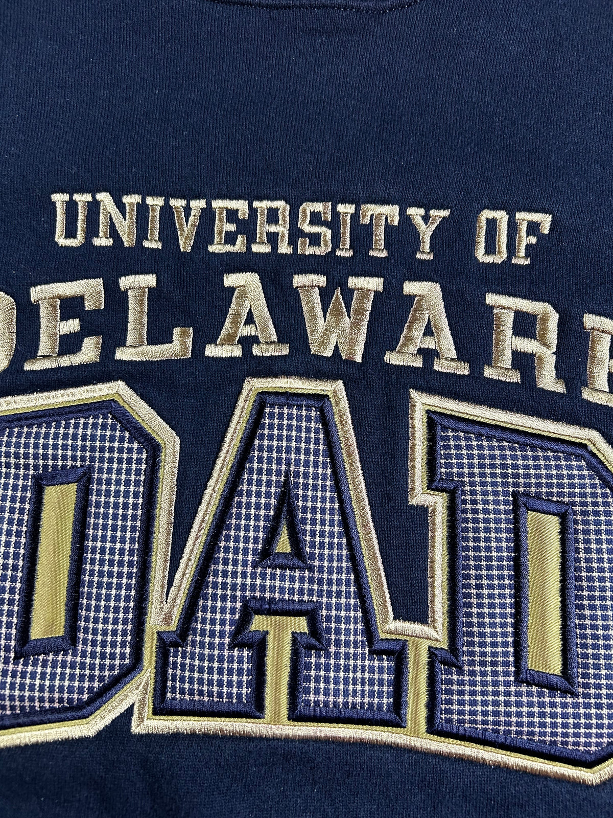 Vintage Oarsman University Of Delaware Dad College Made In USA Crewneck Sweatshirt Large 24.25x28.75 Inches