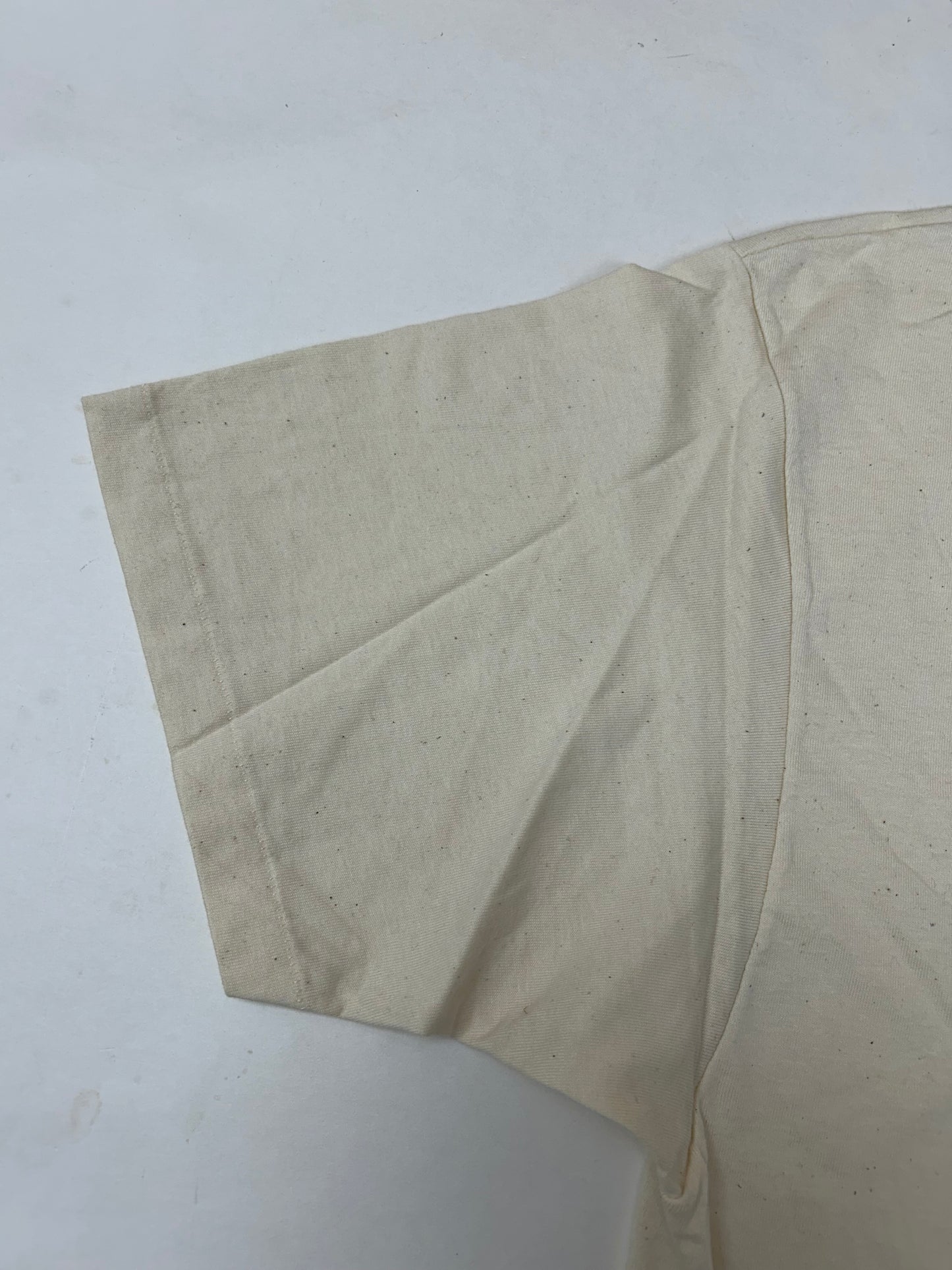 Edgewood NJ first edition “Deeper Than The Roots.” Tee 2XL 90s Hanes Beefy-T USA 100% Cotton Light Tan