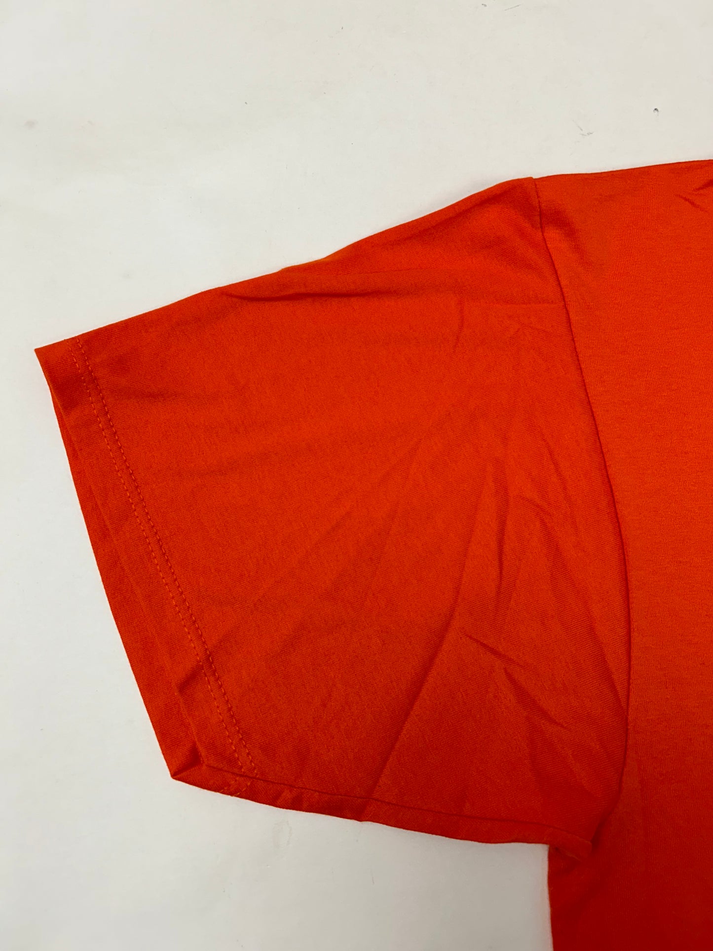 Edgewood NJ first edition “Deeper Than The Roots.” Tee 2XL 
26.25x32.5 Inches Jerzees Tag 50/50 Blend USA Orange