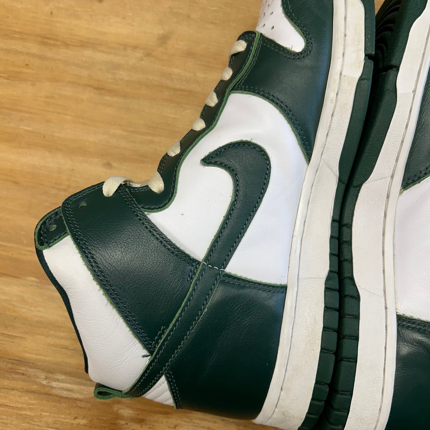 2020 Nike Dunk High SP Spartan Green CZ8149100 Men's Size 9.5 USED NO BOX CLEAN AS IS