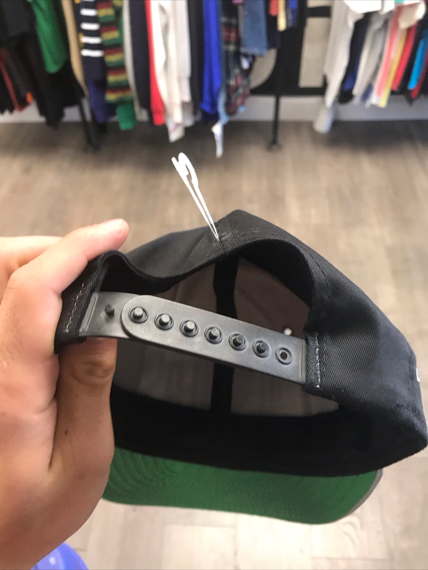 Vintage 90s Ajd NFL Carolina Panthers Embroided Snapback Hat Great condition