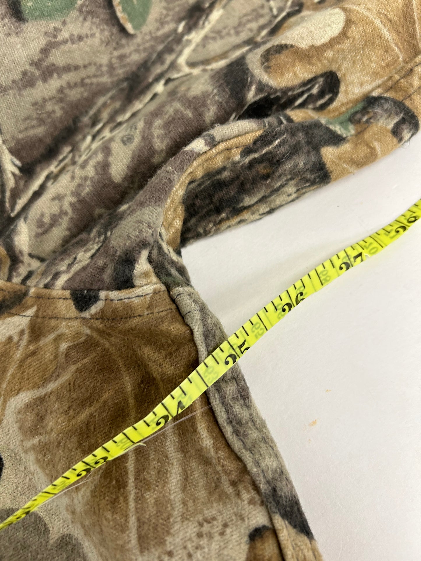 Vintage Five Brother Camo Vantage Flannel Button Up Shirt 5226 4701-ADV Large 25x29.5 Inches