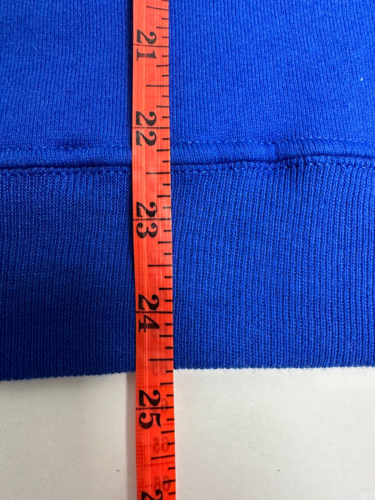 Edgewood NJ “Deeper Than The Roots.” First Edition Crewneck Sweatshirt Tagged Youth XL 20.5x24.5 Inches 90s Russell Athletic 50/50 Blend Made In USA DS  Royal