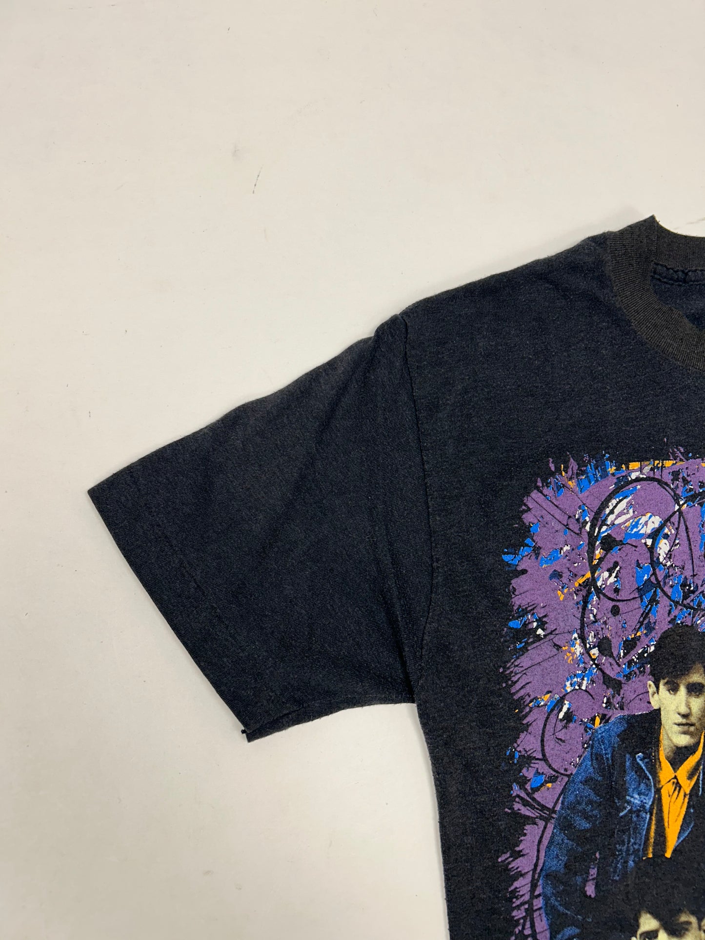 Vintage New Kids On The Block 1990 Concert Music Tee Worn As Is Small 17.5x25.75 Inches NKOTB