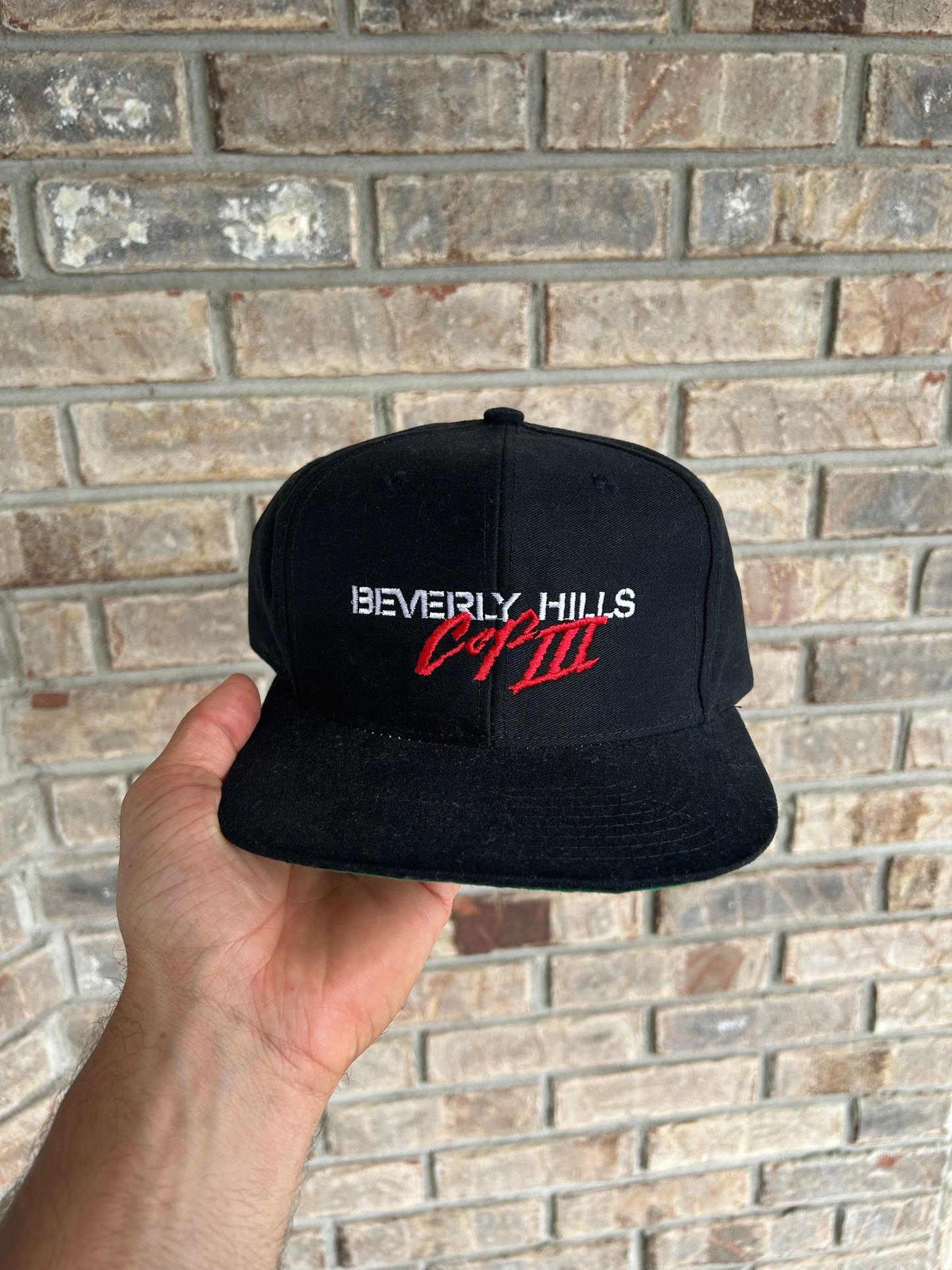 Beverly Hills Cop 3 Cast Crew SnapBack Hat Rare Vintage Promo 1994 Eddie Murphy