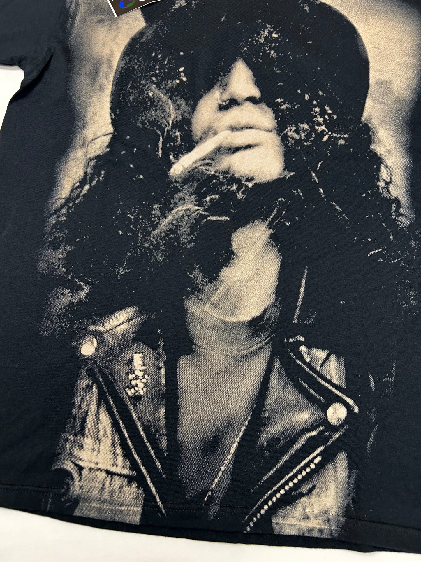 Vintage 2000s Liquid Blue Slash All Over Print AOP Guns N Roses Rock DS Brand New Medium  20.25x28.5 Inches