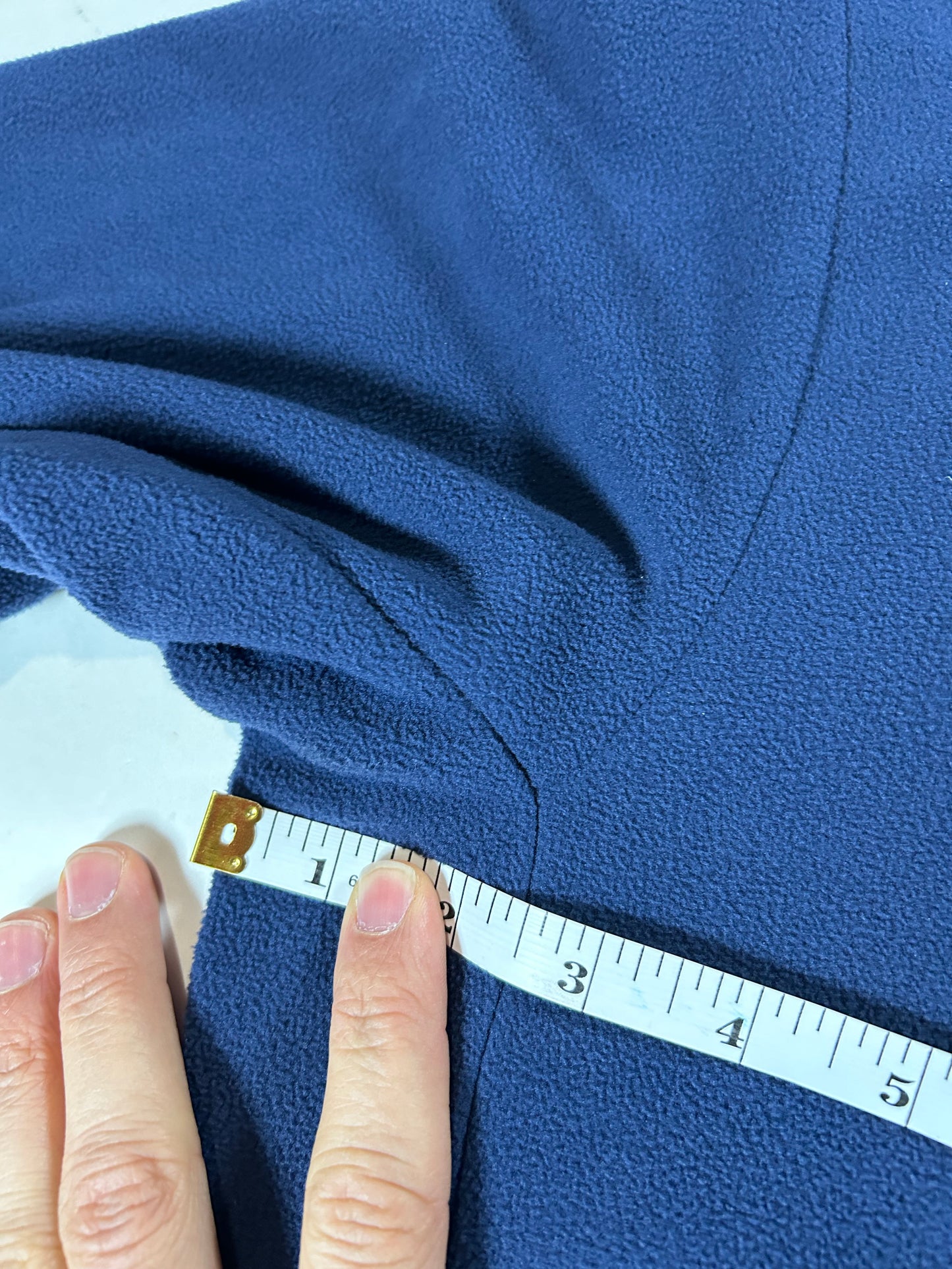 Vintage 2000s Nike University Of Michigan Therma-Fit Pullover Fleece Large 25.5x32.5 Inches Navy