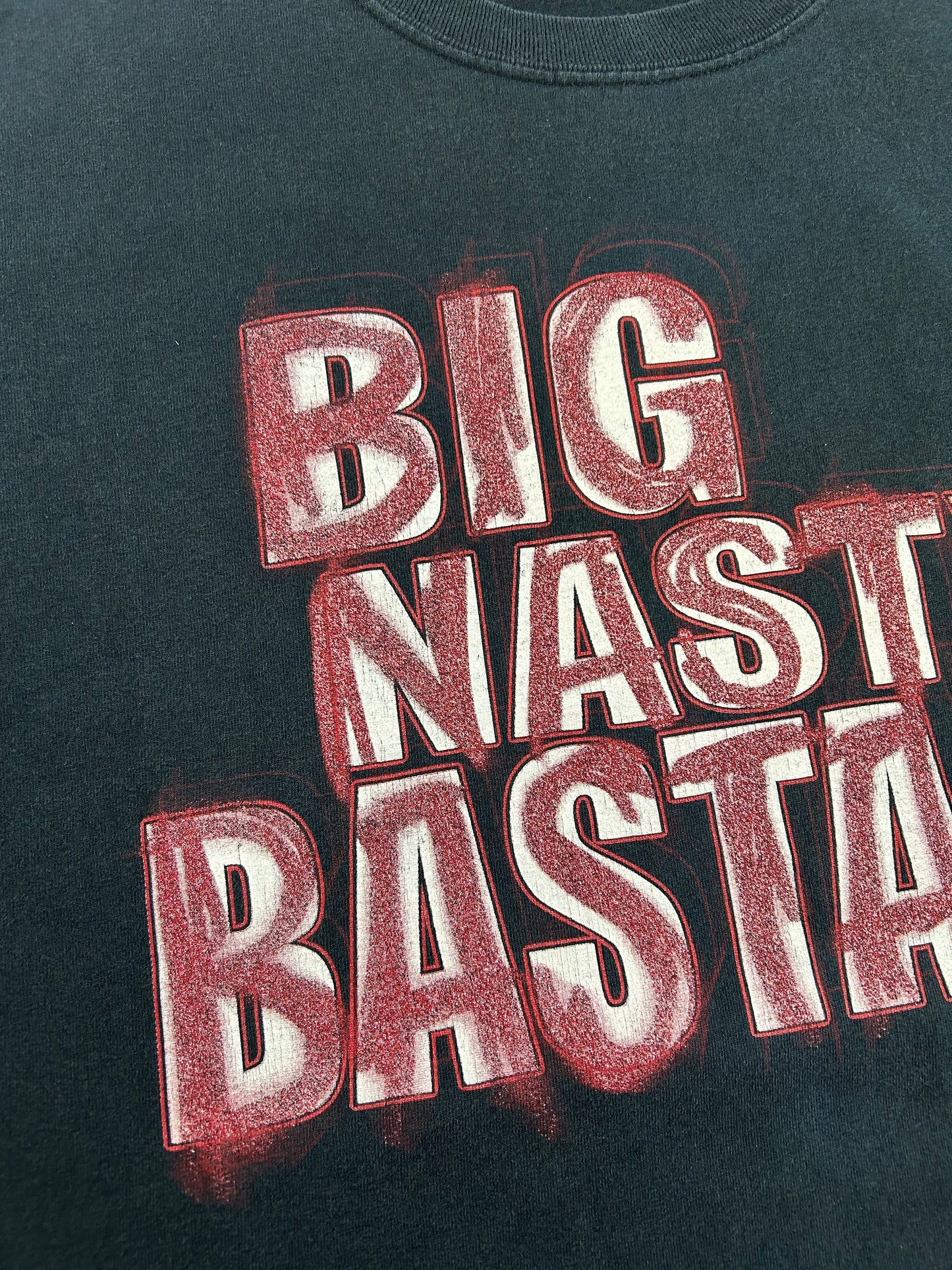 Vintage 2000 The Big Show Big Nasty Bastard WWF WWE Wrestling T Shirt Size 2XL 24.75x30.5 Inches 2000s