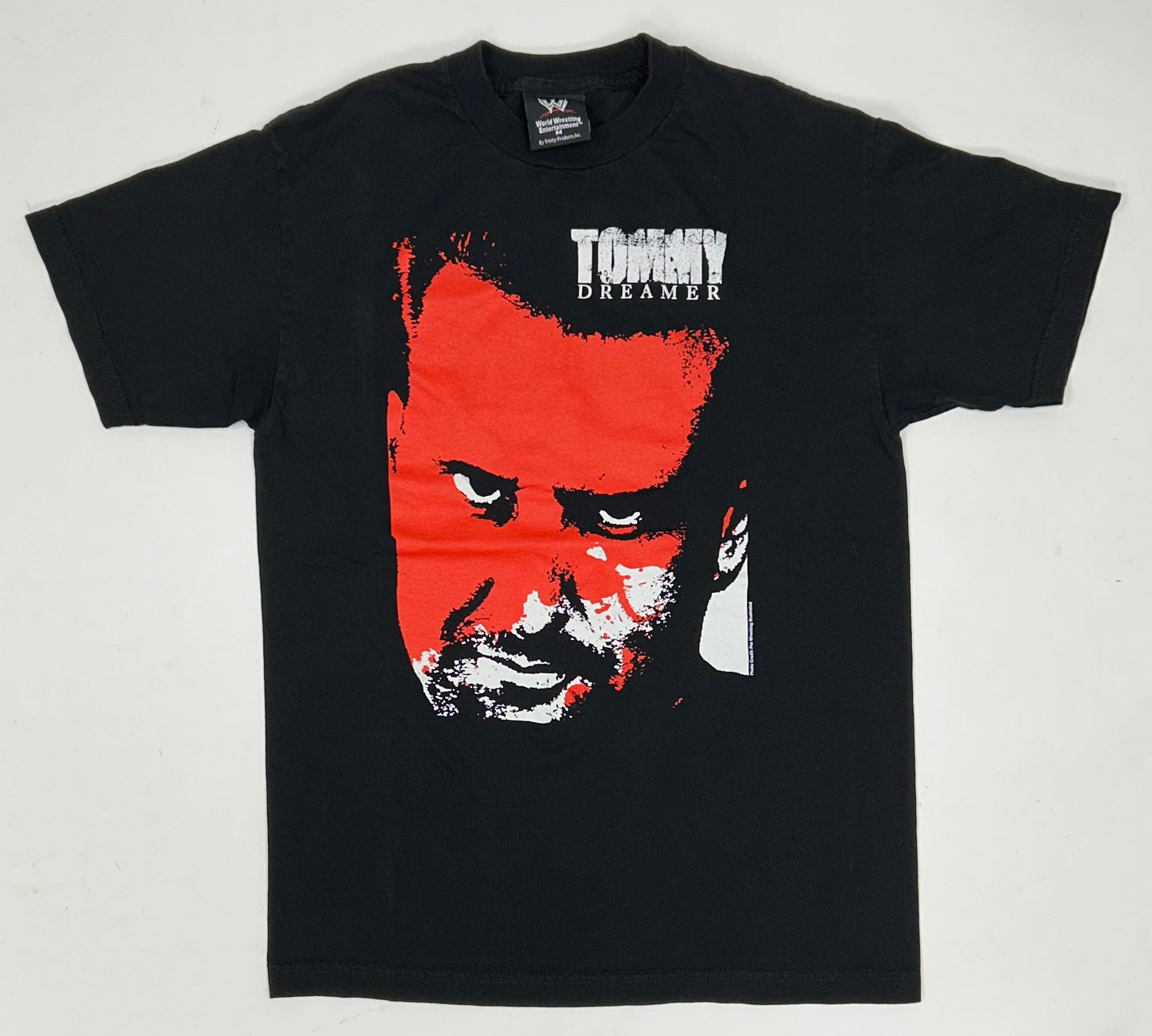Vintage 2000s WWE Tommy Dreamer Innovator Of Violence Wresting Tee Medium 19.75x28.5 Inches