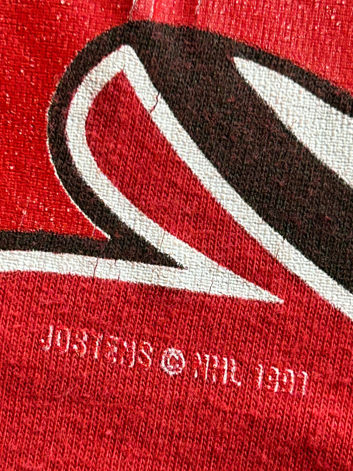 Vintage New Jersey Devils NHL Tee 90s BIG Fit 3XL+ 28.5x36.25 Inches Jostens
