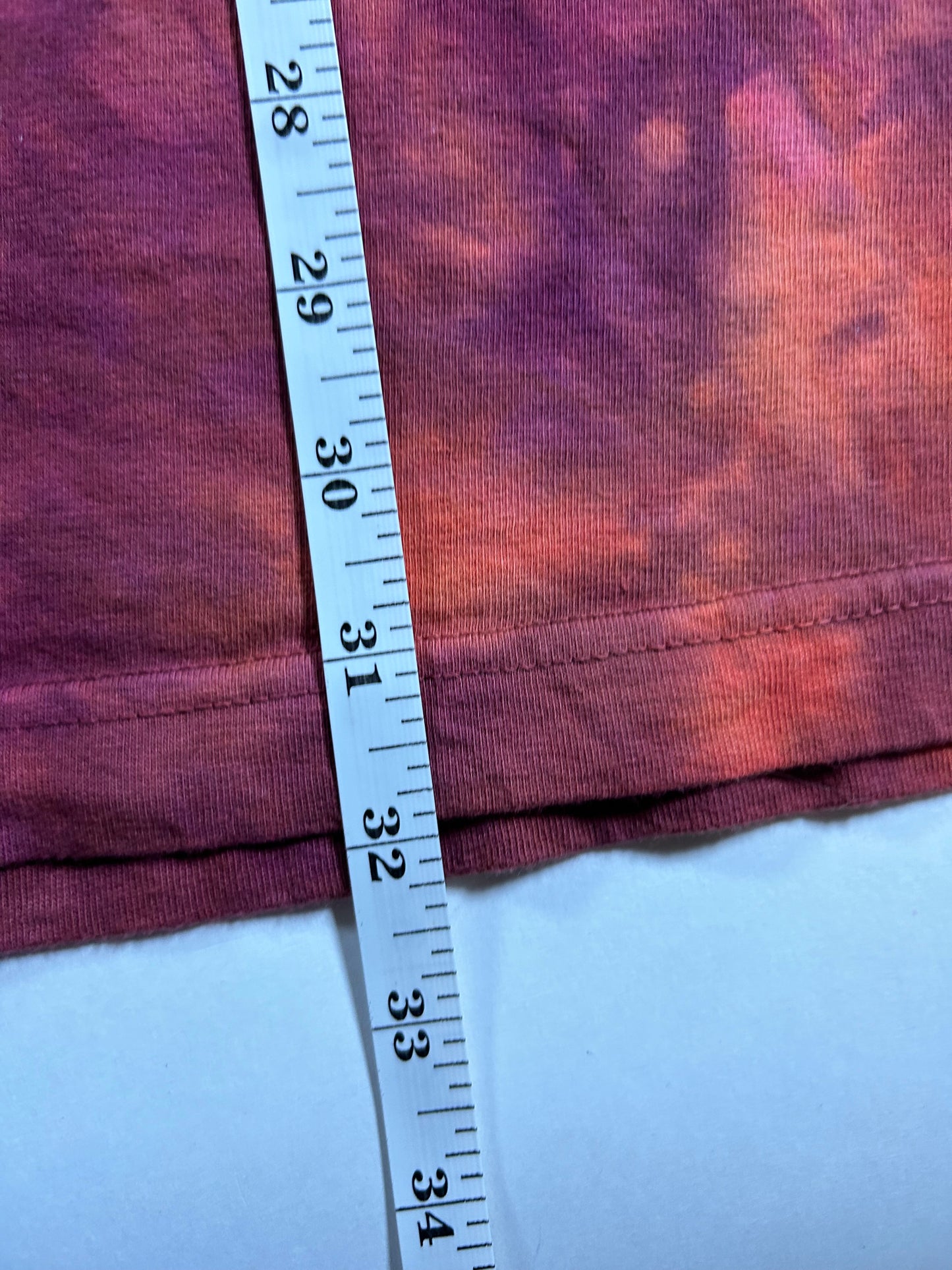 Vintage 96’ The Mountain Red Native American Tie Dye Graphic T-Shirt Large 22x32 Inches As Is
