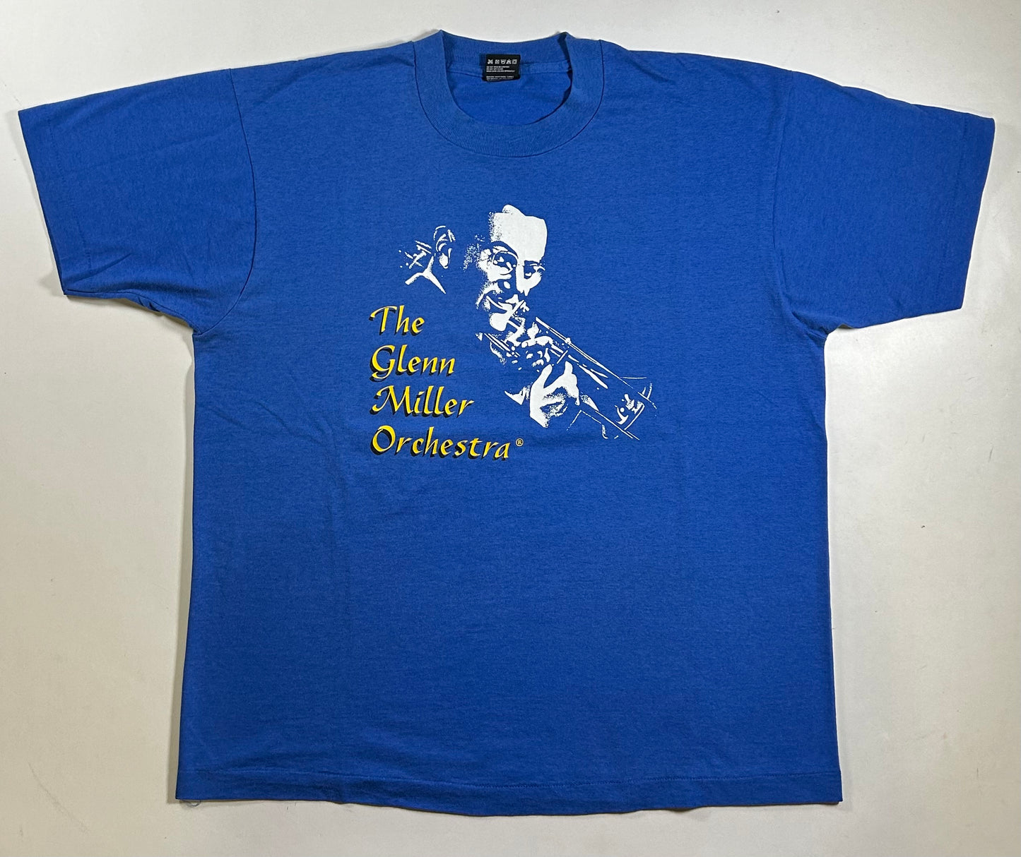 Vintage The Glenn Miller Orchestra Music Tee 90s SingleStitch Tee USA XL 24x28.5 Inches Blue