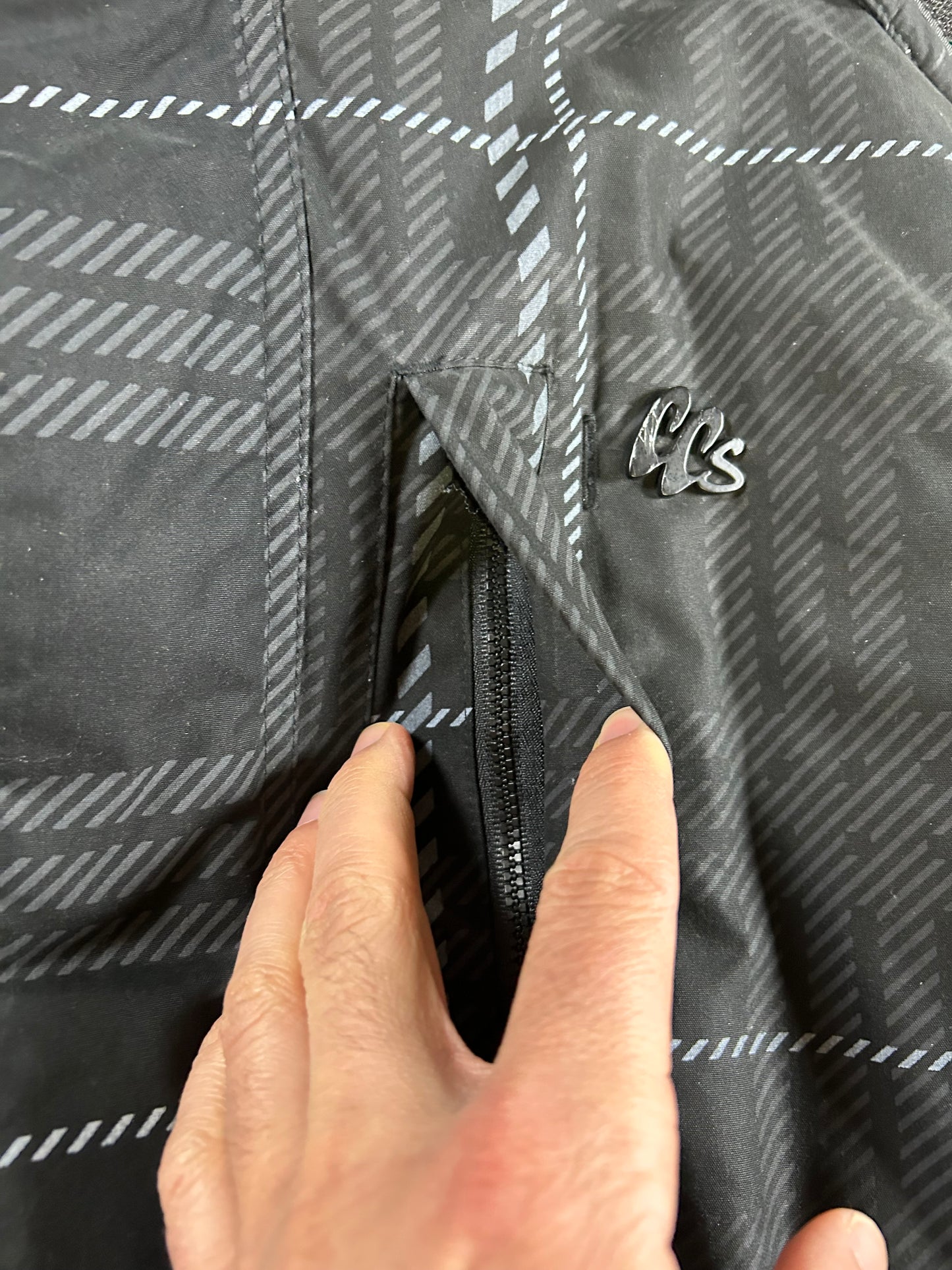 Vintage CCS Skate Catalog Winter Puffer Reversible Jacket Snowboard Skateboard Medium 26x28 Inches