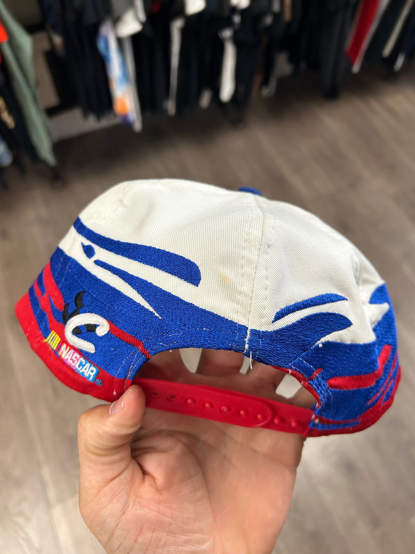 Vintage NASCAR Chase Authentics Dale Earnhardt JR. 3 SnapBack Hat Red,White,Blue