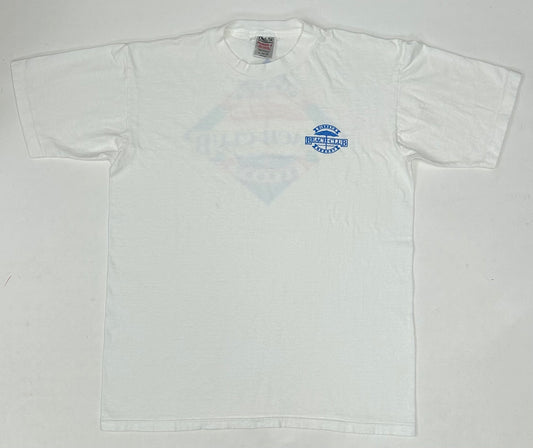Vintage 90s Disney Beach Club Resort Shirt Size Large 21.75x28.5 Inches Mickey Cruise