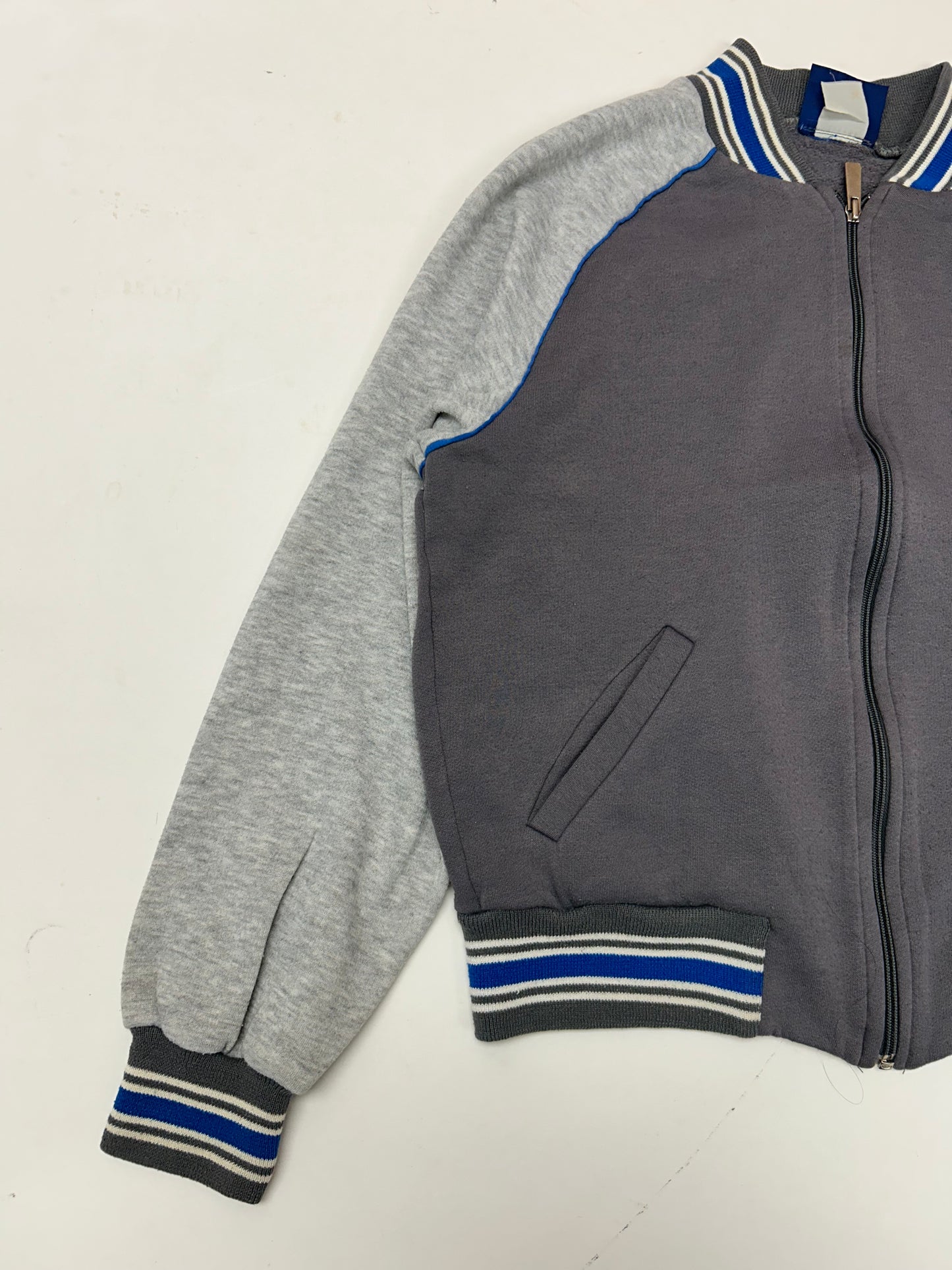 Vintage 80s Nike Zip Jacket Sweatshirt Small Fit 22x23 Inches