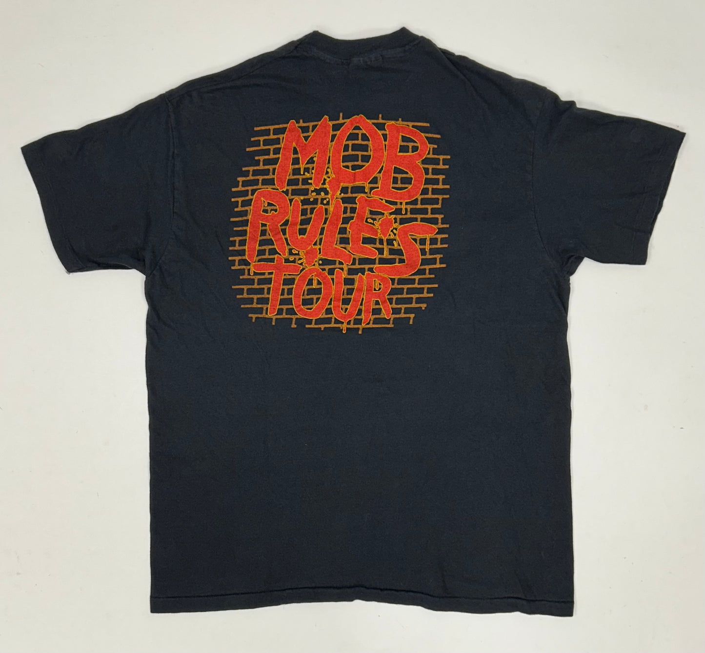 Vintage Black Sabbath Mob Rules Tour 1981 Rock Band Music Tee 21.25x28.25 Inches L/M Fit