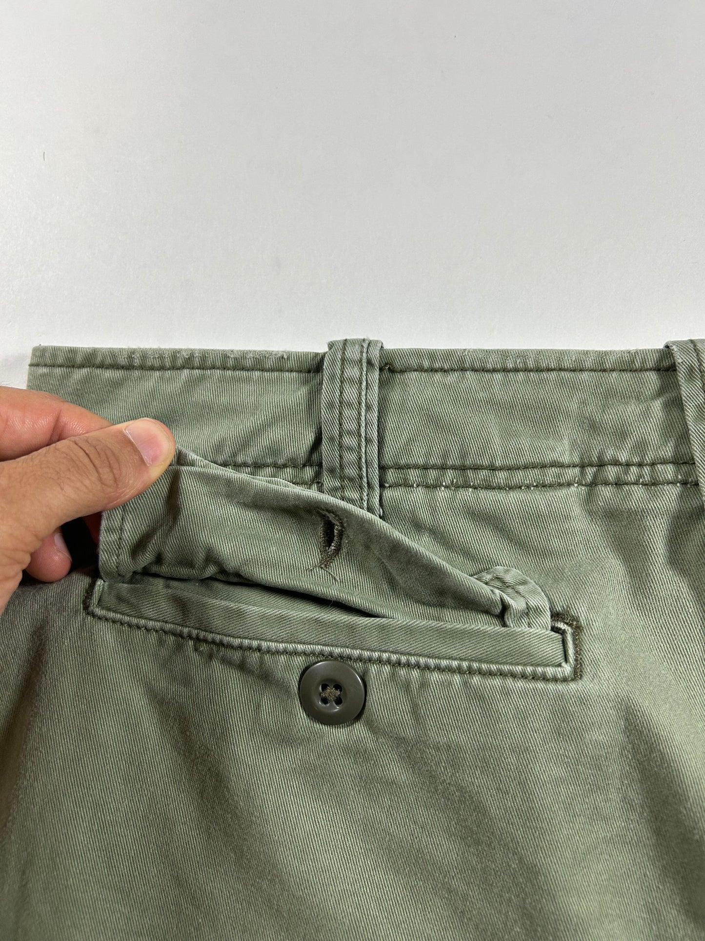 Denim & Supply Ralph Lauren Cargo Shorts Green Tactical Army 34 19.25x22.75 Inches