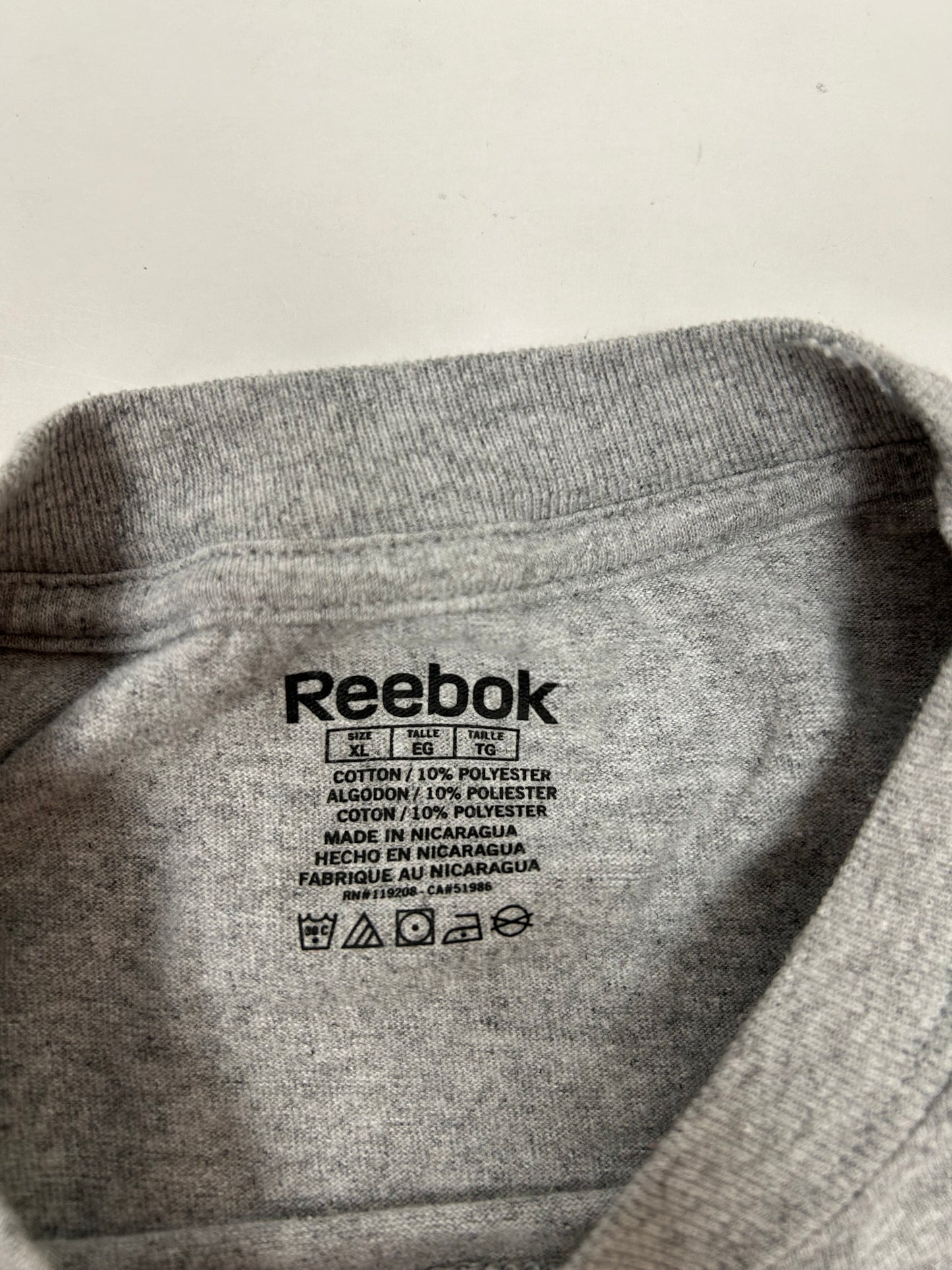 Reebok New York Giants Super Bowl XLVI Champions Long Sleeve Tee XL 22.5x29.25 Inches