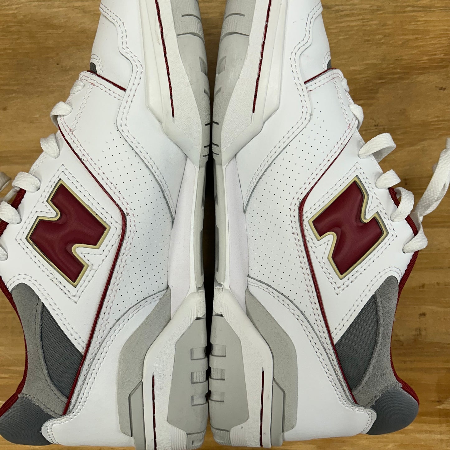 New Balance 550 Boston College Eagles White Red Shoes US Men’s 10.5 Women’s 12