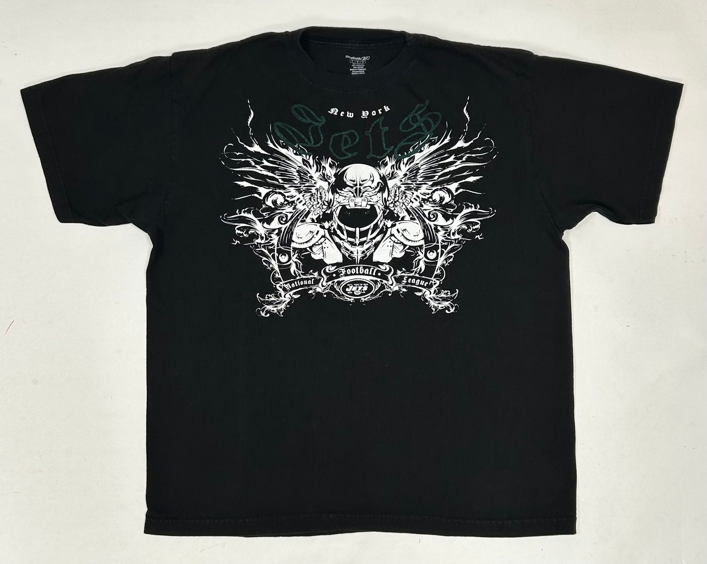 Vintage 00s Reebok New York Jets NFL Tee 23.75x28.25 Inches XL Fit