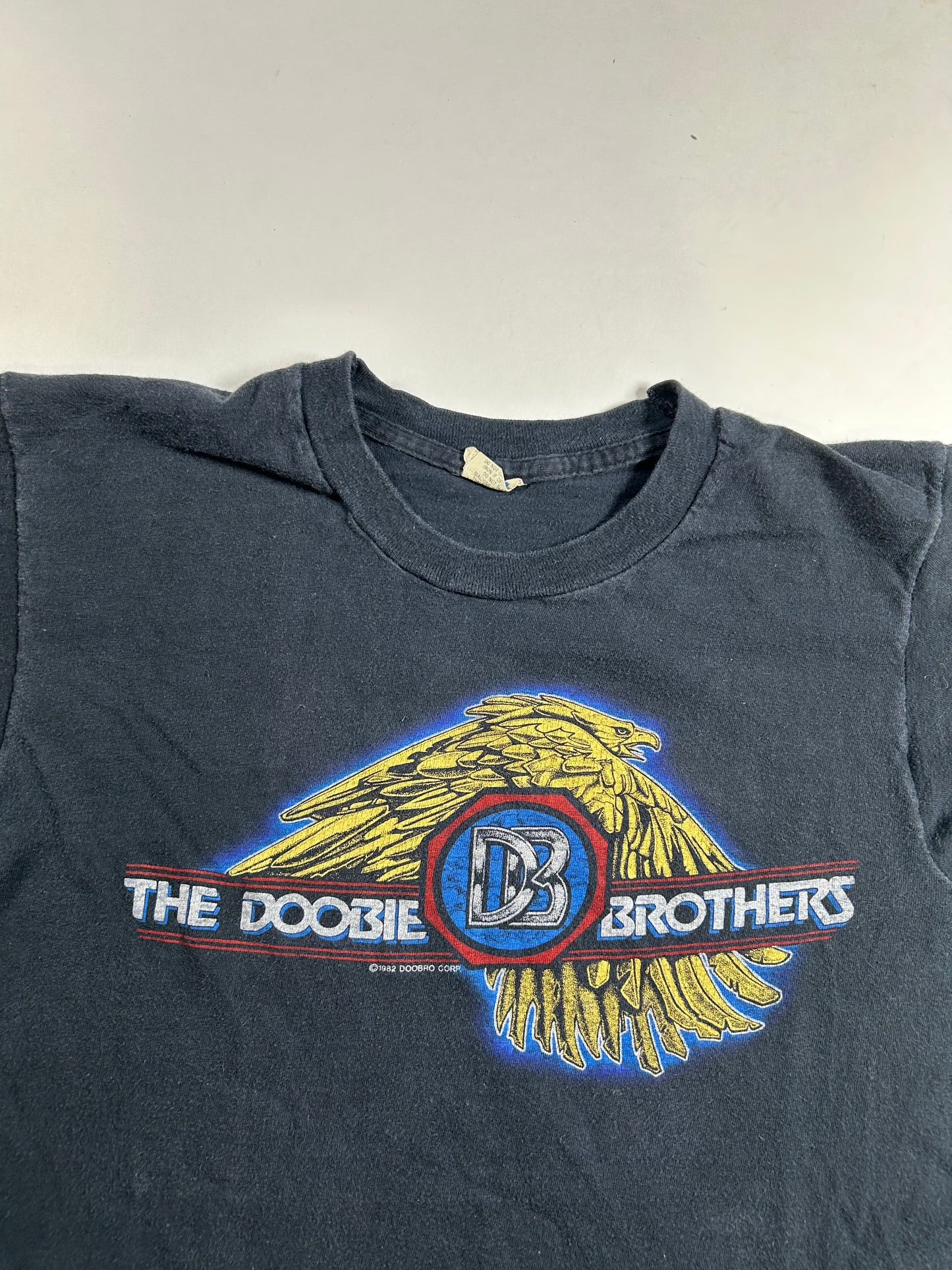 Vintage The Doobie Brothers Farewell Tour 1982 T Shirt Single Stitch 17.5x26.5 Inches Small/XS Fit