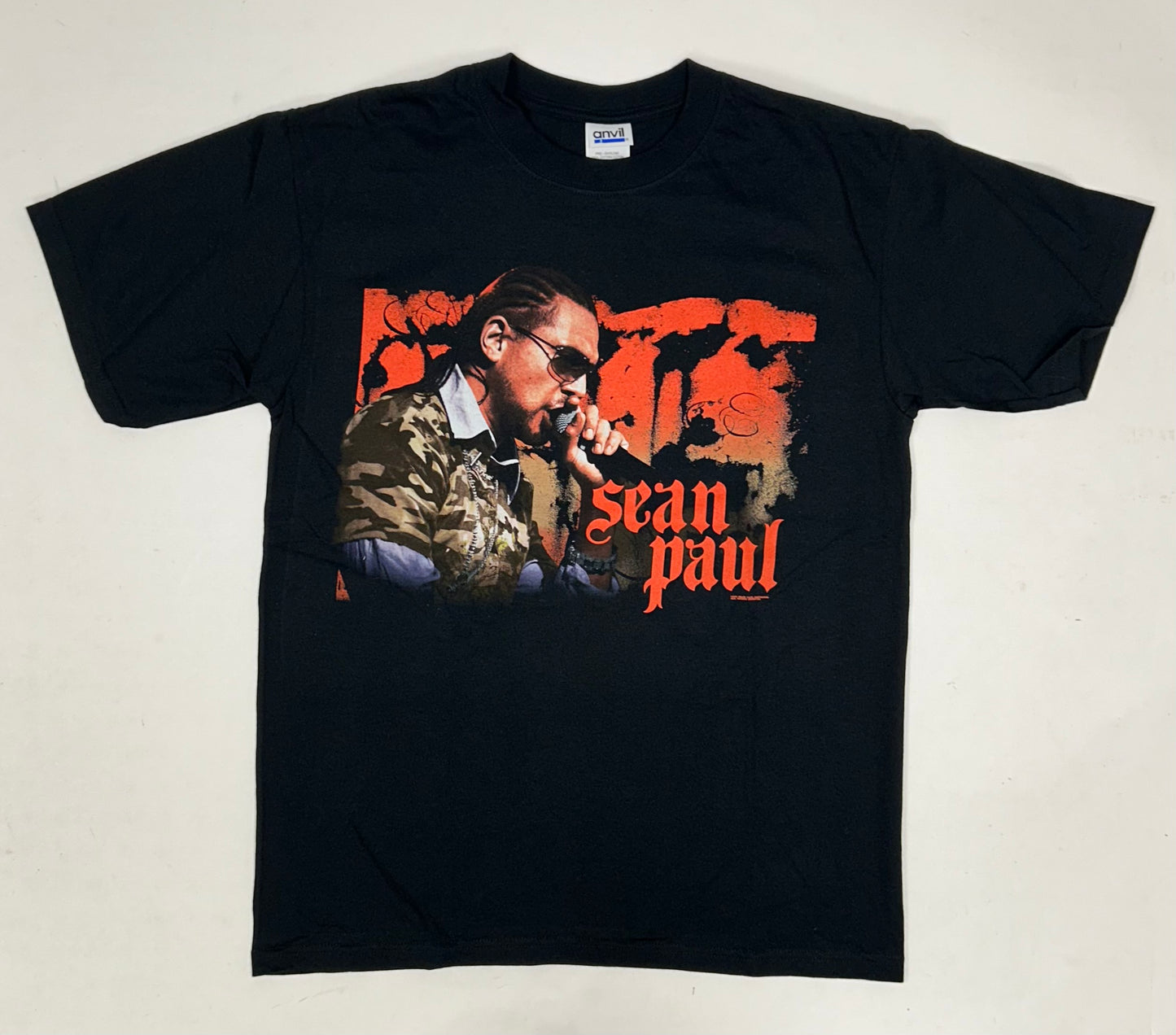 Vintage Sean Paul Rap Tee The Trinity Tour 2006 Music Shirt Medium 20.25x28 Inches