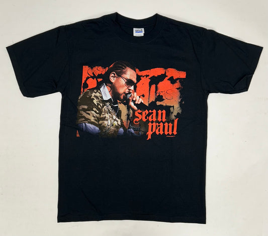 Vintage Sean Paul Rap Tee The Trinity Tour 2006 Music Shirt Medium 20.25x28 Inches