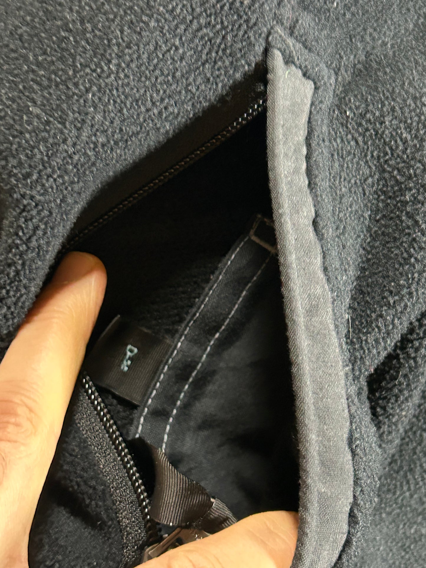 Vintage Nike ACG Winter X Games Fleece 1/4 Zip Jacket Therma-Fit XL/L Fit 26.75x28 Inches Black