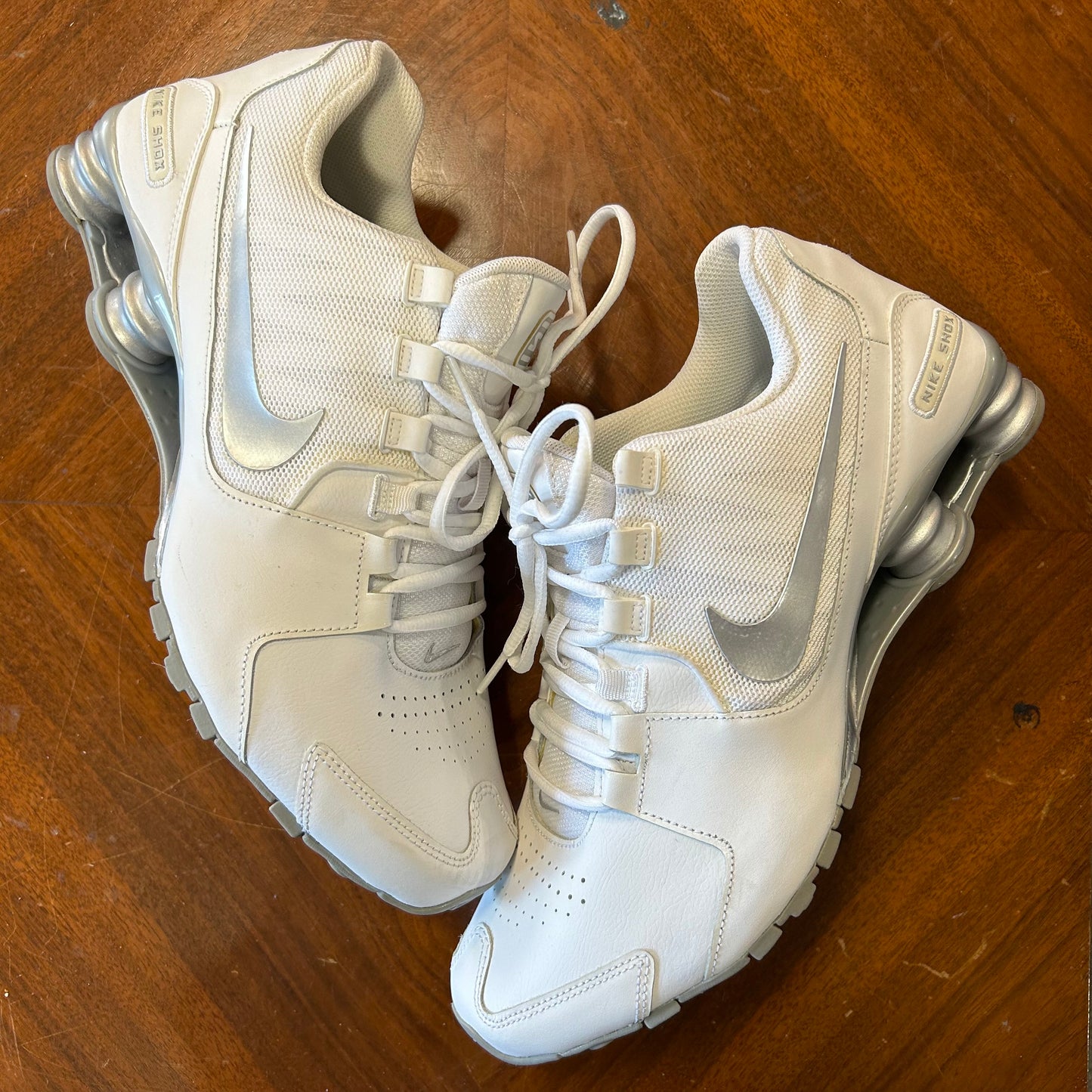 Nike Shox Avenue White 833584-100 2016 As Is No Box Good Condition