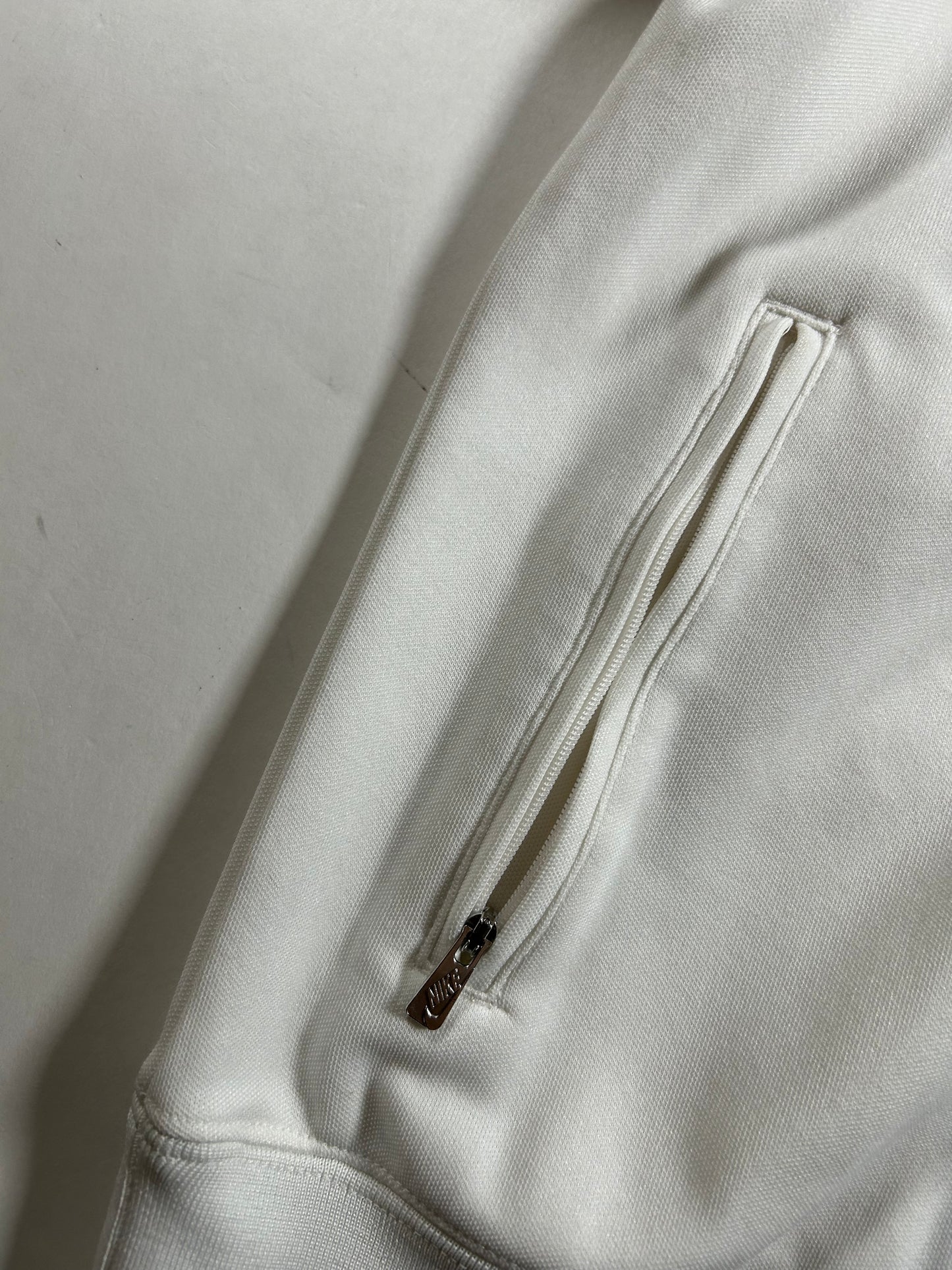 Nike NYC Tennis Flushing Meadows 2011 Full Zip Track Jacket White Small 17x24 Inches