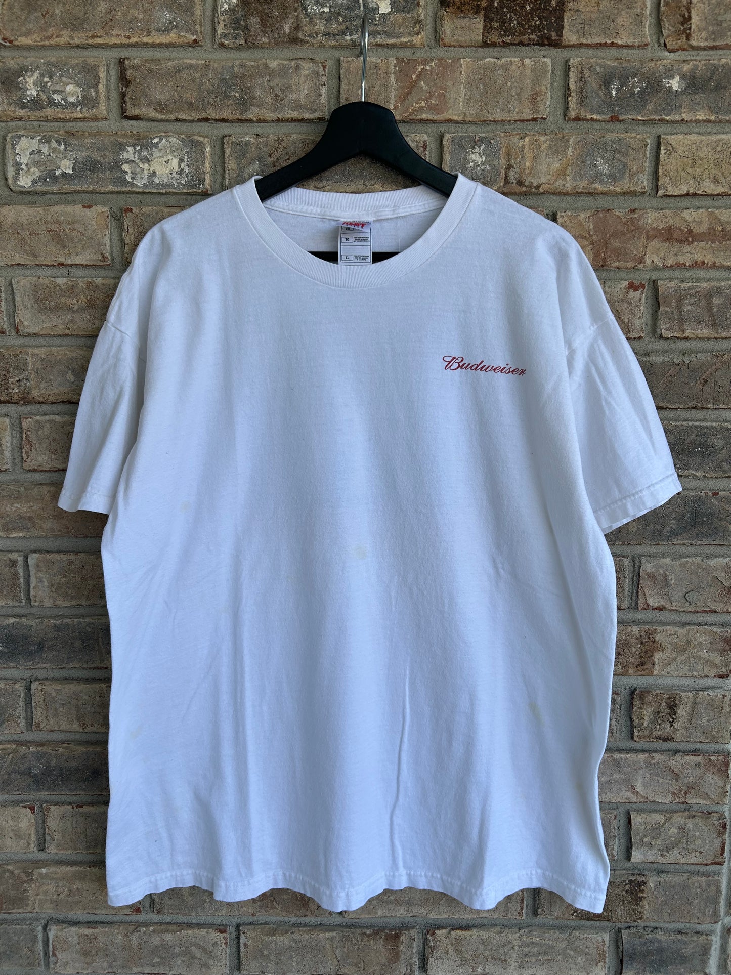 Vintage 2001 New York Yankees Budweiser Baseball Tee As Is Stained Throughout.