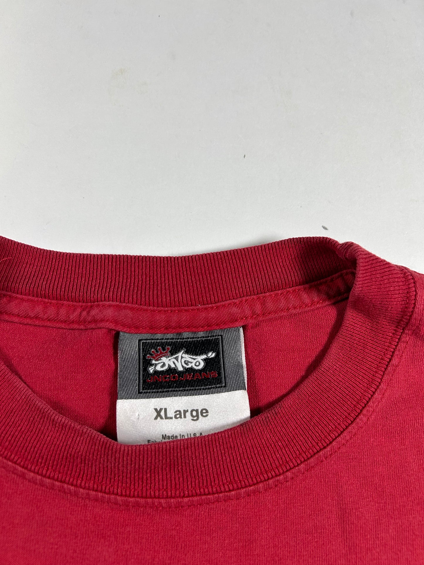 Vintage JNCO Jeans E85f BMX Bike Underground Substance 2001 Tee As Is Worn Has Wear & Marks XL 23.5x30.25 Inches