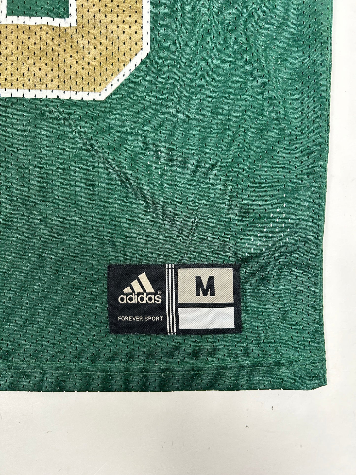 Vintage 2000s Adidas Notre Dame Fighting Irish Brady Quinn #10 Jersey Youth Medium Green