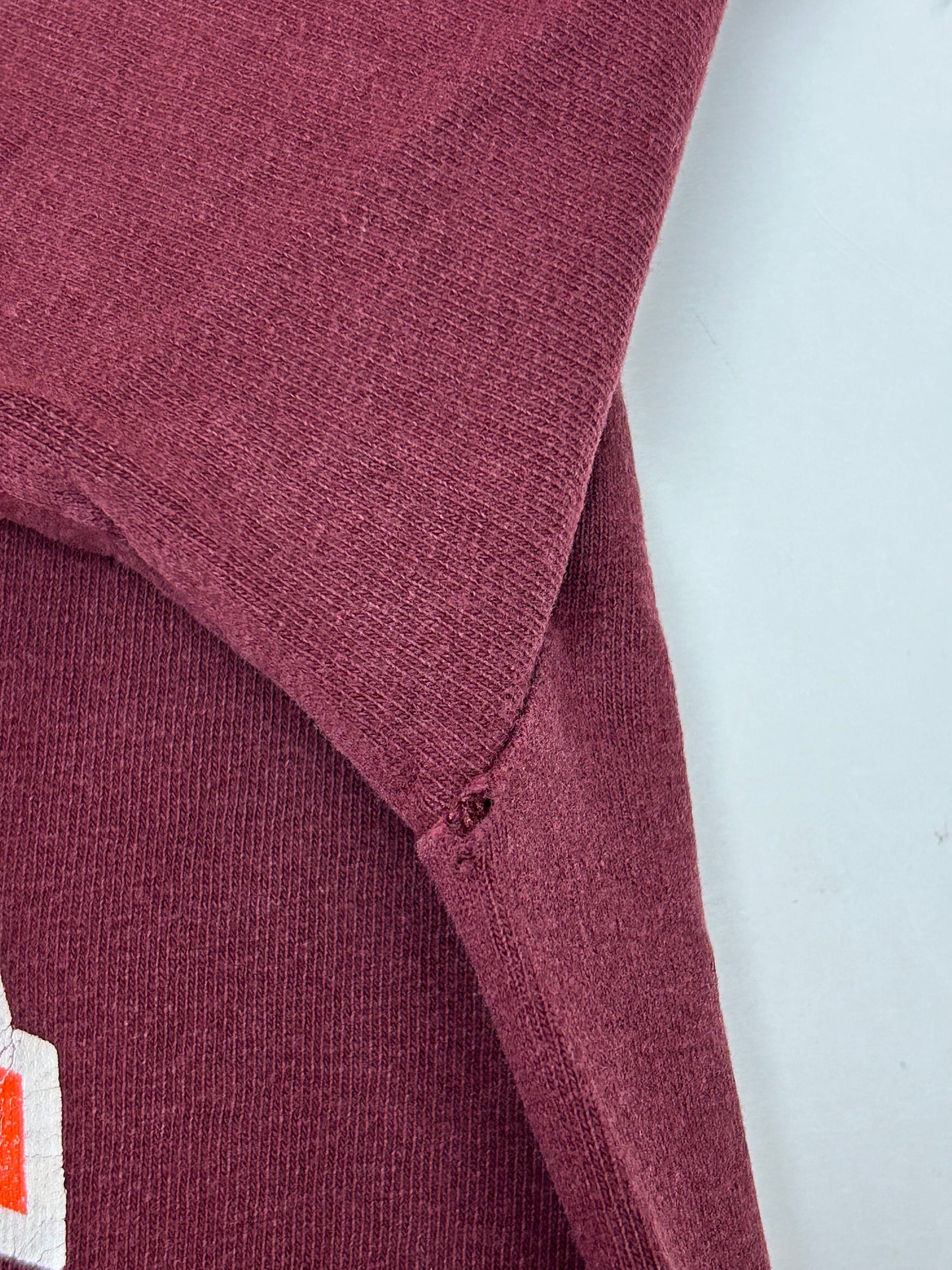 Vintage 00s Champion Virginia Tech College Tee Medium/Small Fit 19x28.5 Inches