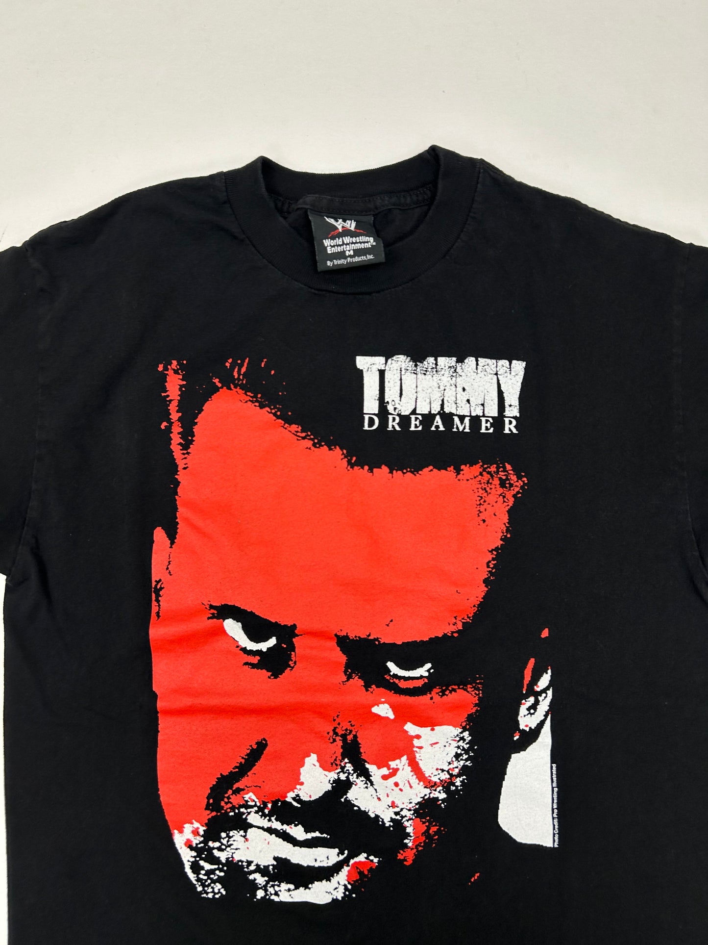 Vintage 2000s WWE Tommy Dreamer Innovator Of Violence Wresting Tee Medium 19.75x28.5 Inches