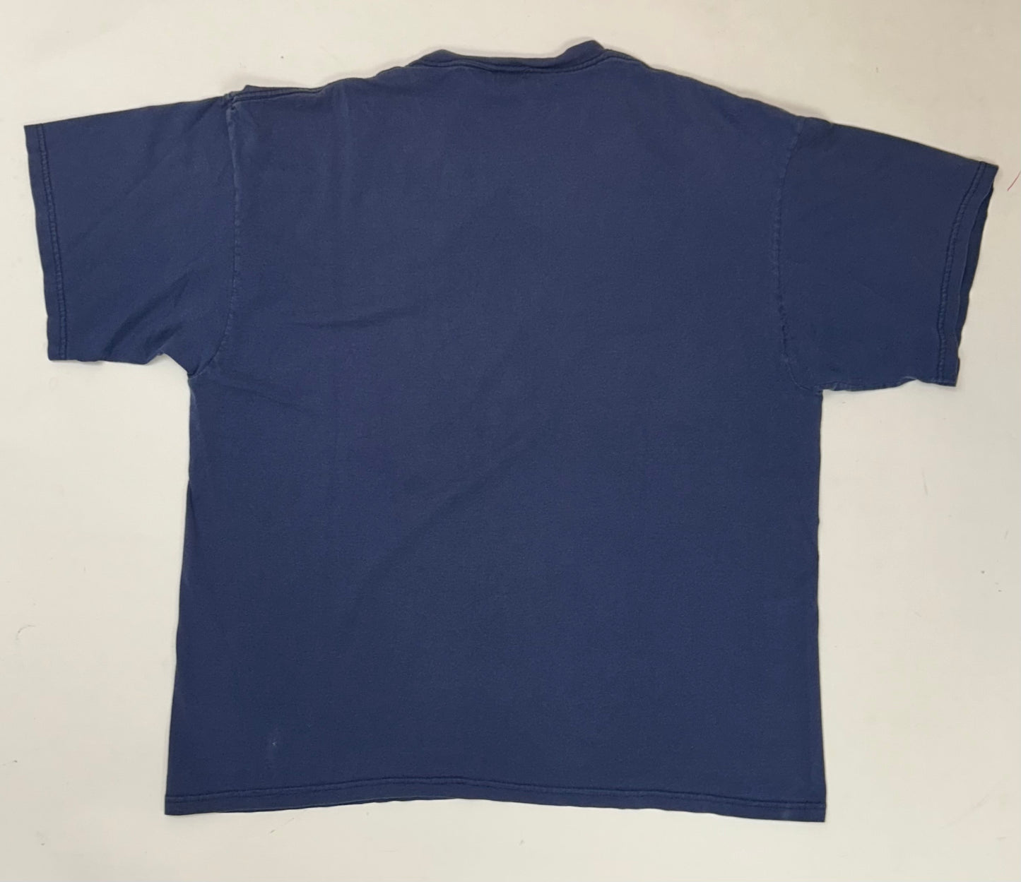 Vintage 90s Nike Embroidered Swoosh Essential Tee Navy XL 25x29.5 Inches