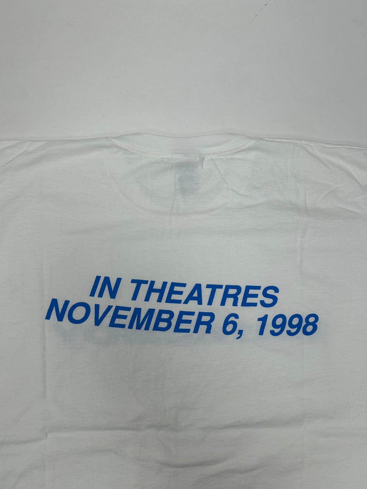 Vintage 1998 The Waterboy Adam Sandler Movie Promo Tee XL 23.25x28.75 Inches