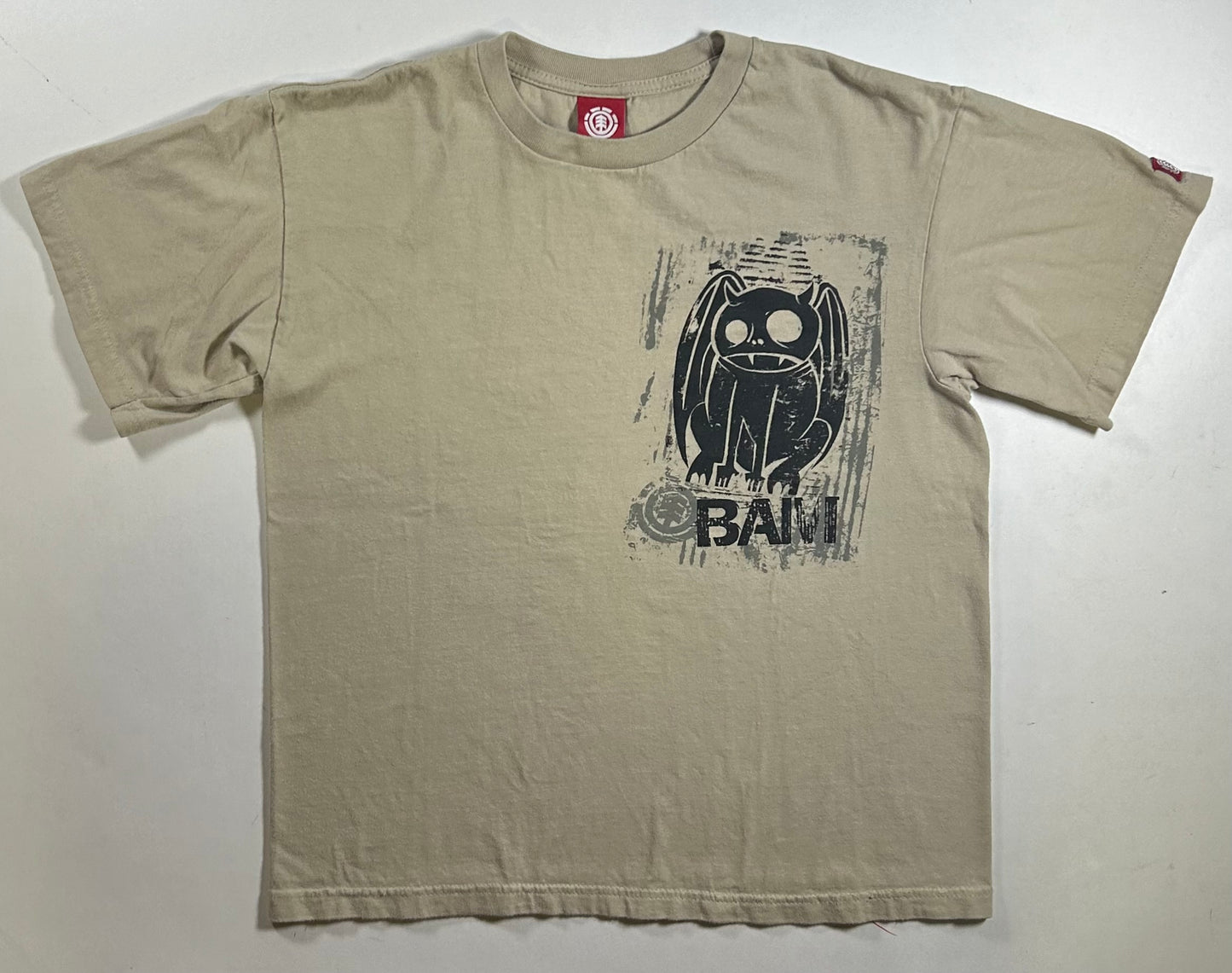 Vintage Bam Element Skateboards Skate Bam Margera T-shirt Mens Small 19.75x24.25 Inches