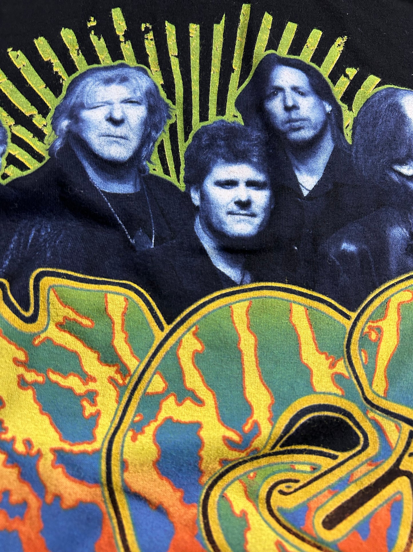 Yes Band Music Tee 2010s Print Rock Band Shirt Large 22.25x28.5 Inches Black