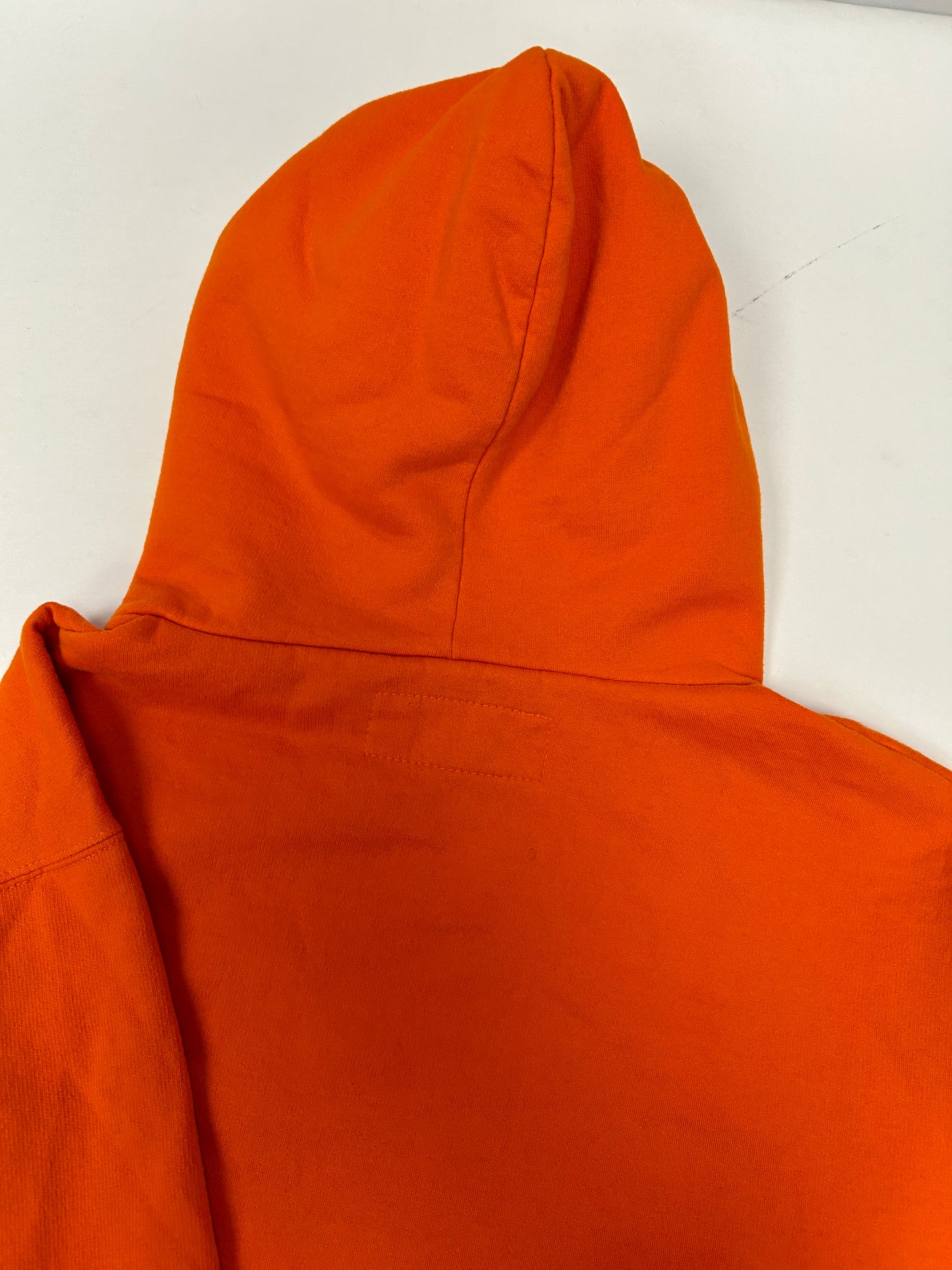 2007 Virginia Tech ACC Football Champions Hooded Sweatshirt Orange Medium 23.75x27 Inches