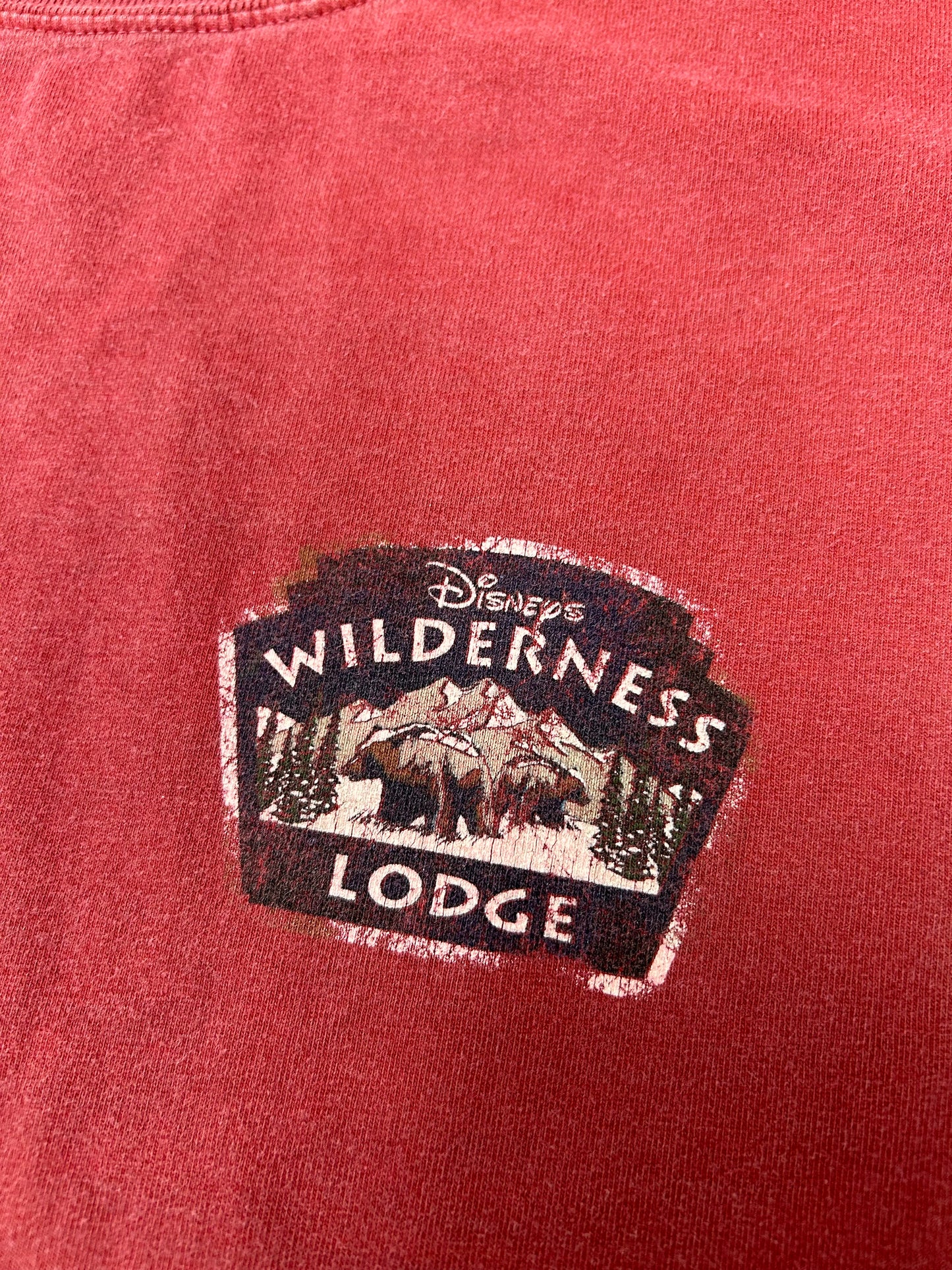 Vintage 00s Disney Wilderness Lodge Walt Disney World Tee 2XL 26.75x32.5 Inches