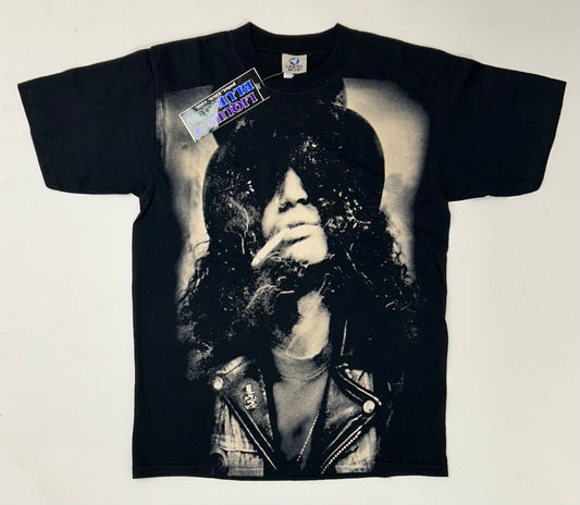 Vintage 2000s Liquid Blue Slash All Over Print AOP Guns N Roses Rock DS Brand New Medium  20.25x28.5 Inches