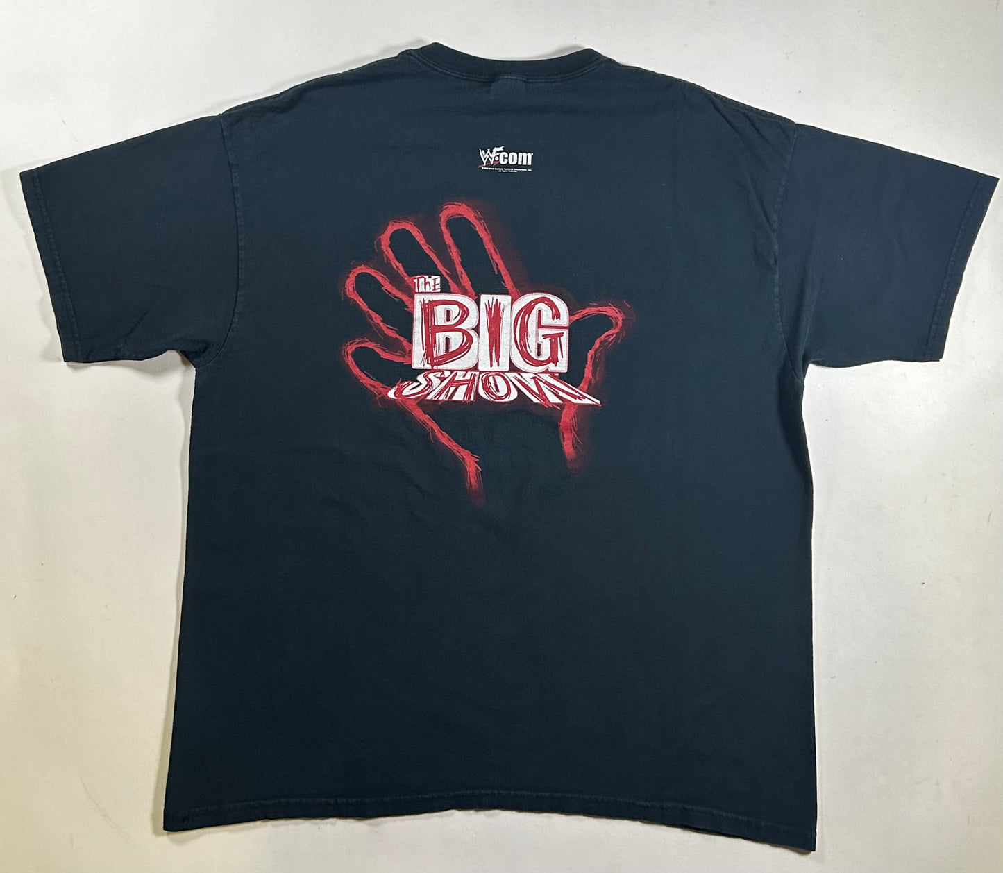 Vintage 2000 The Big Show Big Nasty Bastard WWF WWE Wrestling T Shirt Size 2XL 24.75x30.5 Inches 2000s