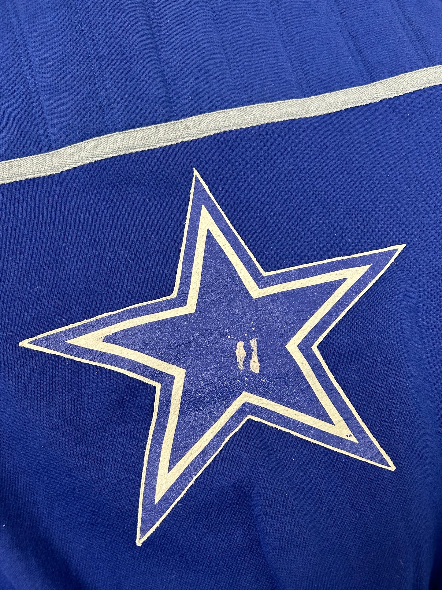 Vintage Nike NFL Quarter Zip Jacket Dallas Cowboys Medium 23.5x25.5 Inches 80s 90s Rare