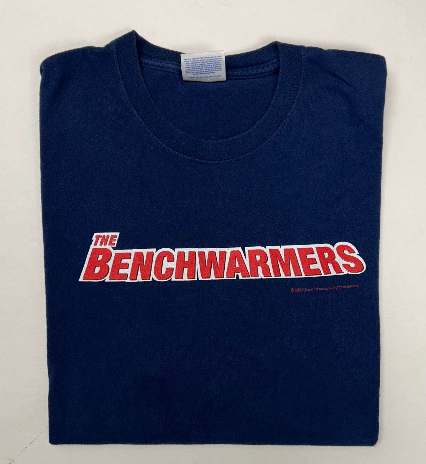 Vintage 2006 The Benchwarmers Sony Comedy Baseball Movie Promo Tee Size Large 21.5x29 Inches