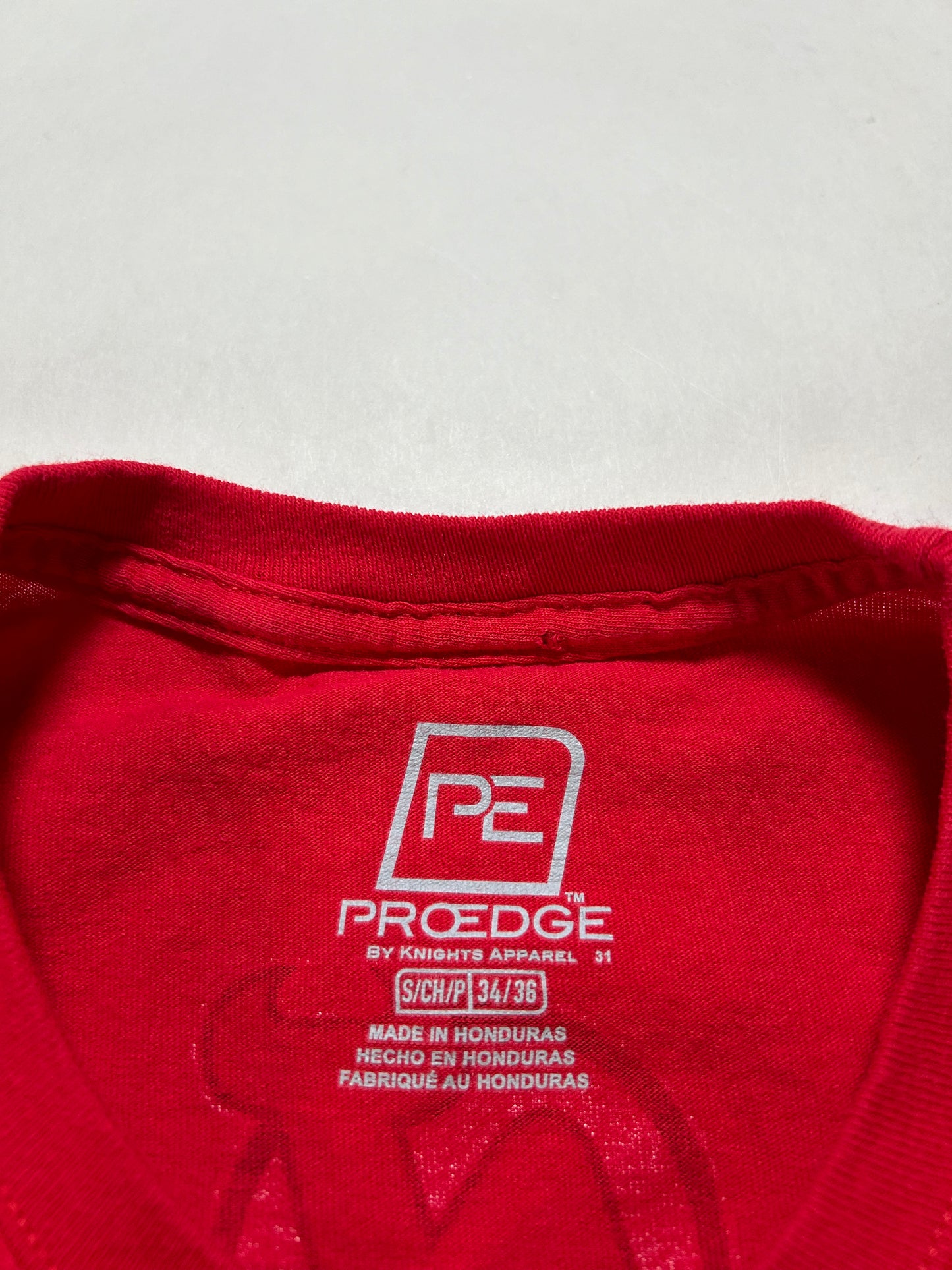 Pro Edge New Jersey Devils Jack Hughes NHL Player Tee Small Red