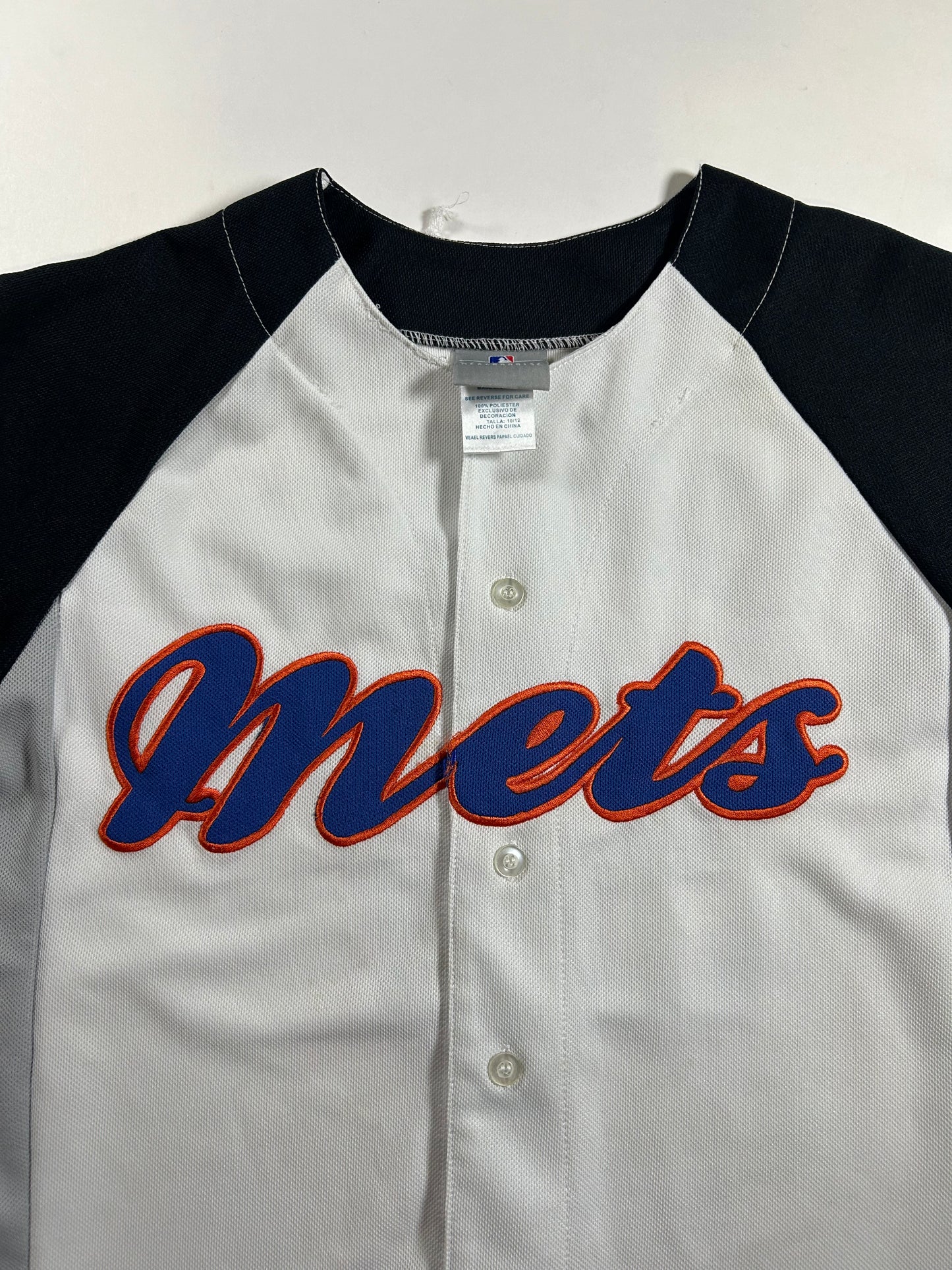 New York Mets Johan Santana Youth Medium 10/12 18.5x25 Inches Jersey Genuine MLB Merchandise