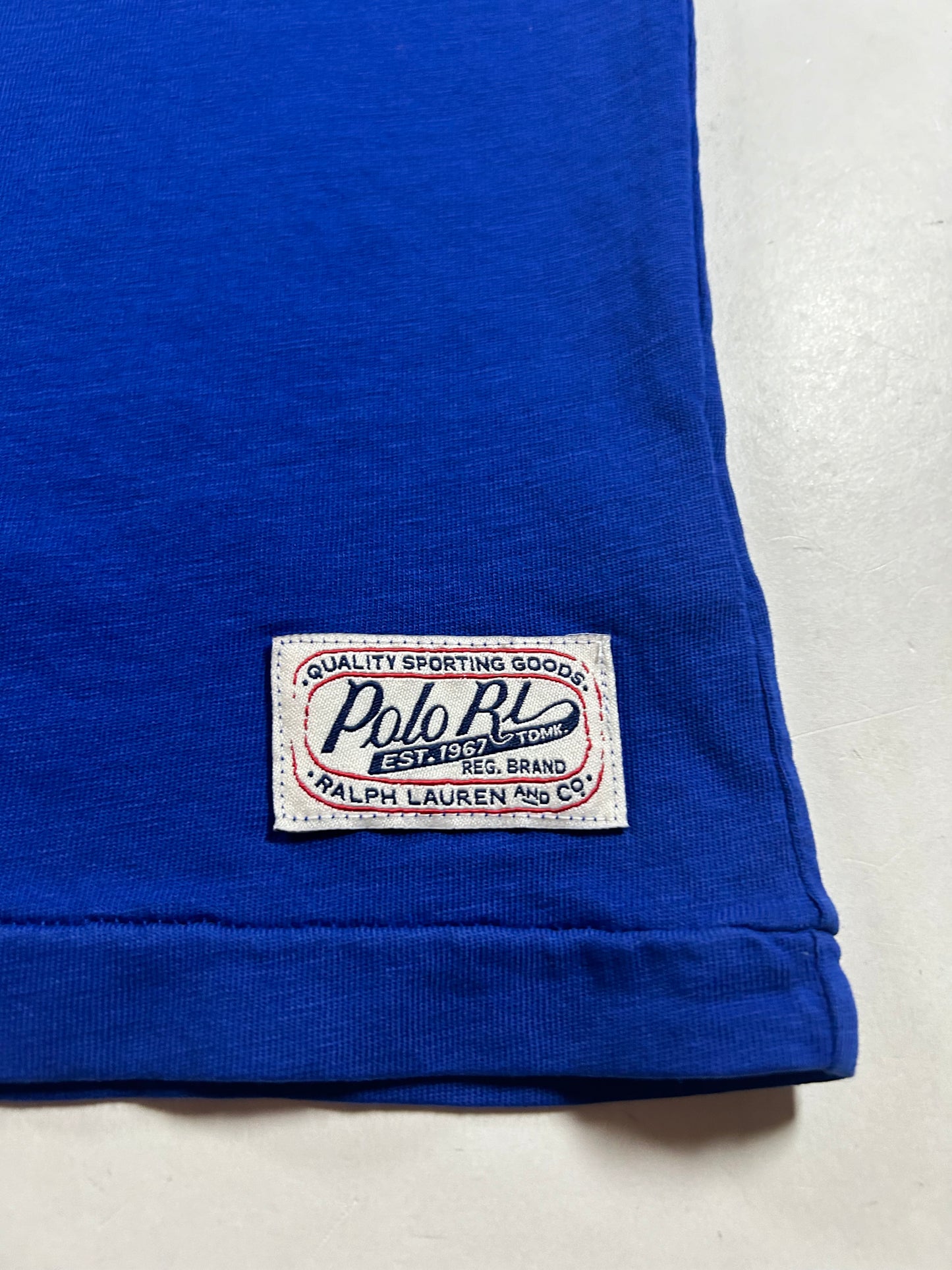Polo Crew 1967 Polo Ralph Lauren Men’s T-Shirt Size XL 24.25x28.5 Inches Blue